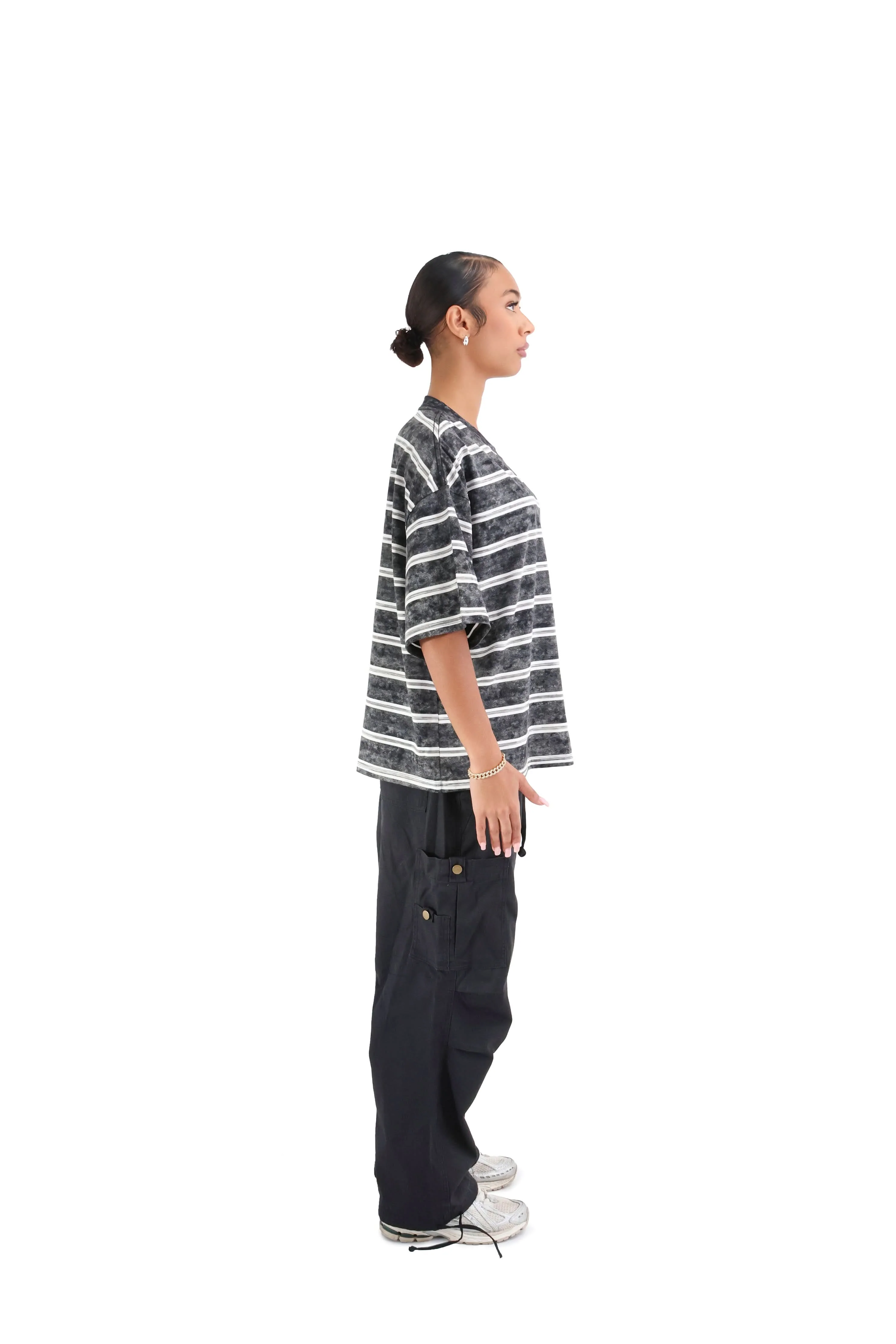 Retro Striped T-Shirt 260GSM - Image 16