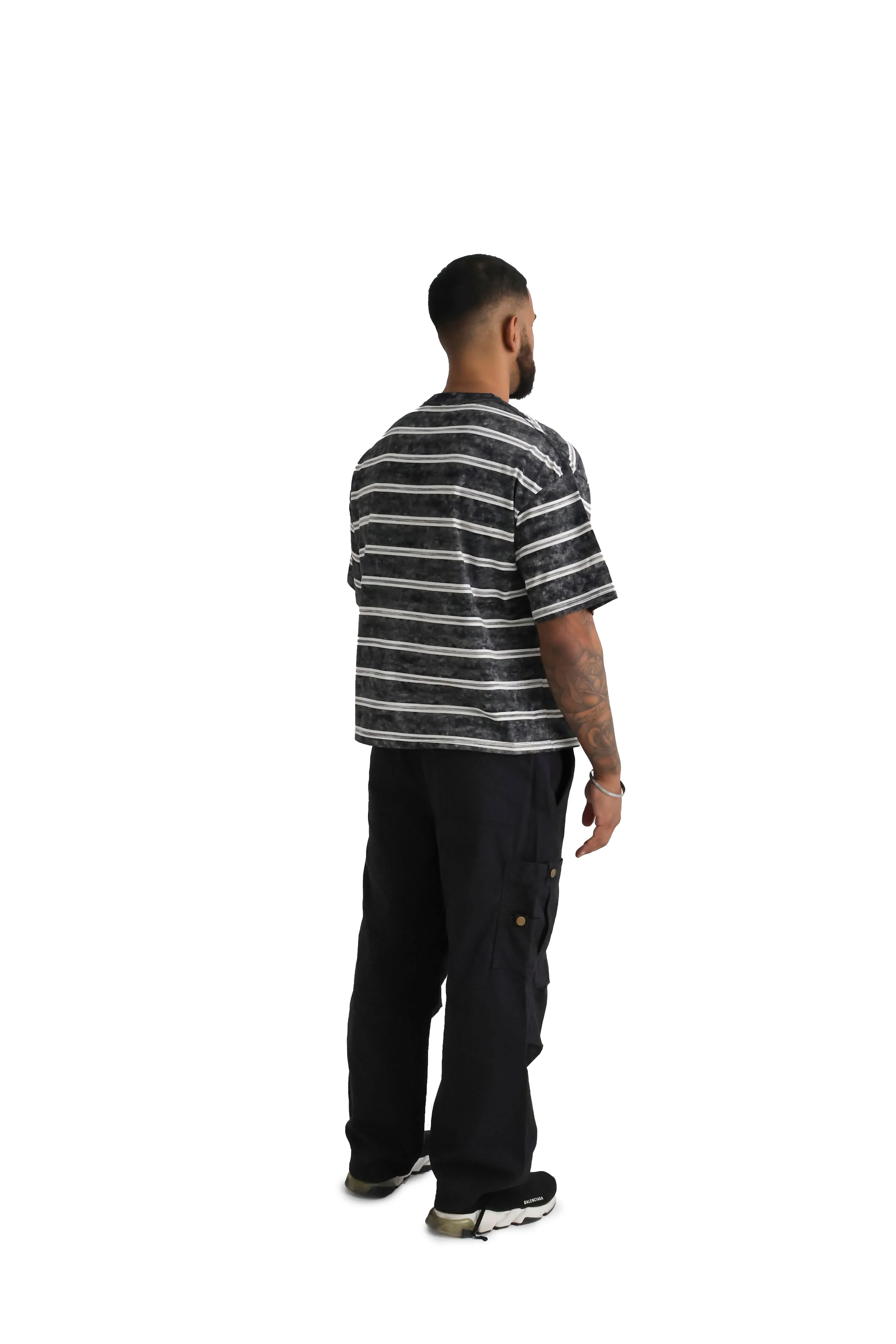Retro Striped T-Shirt 260GSM - Image 7
