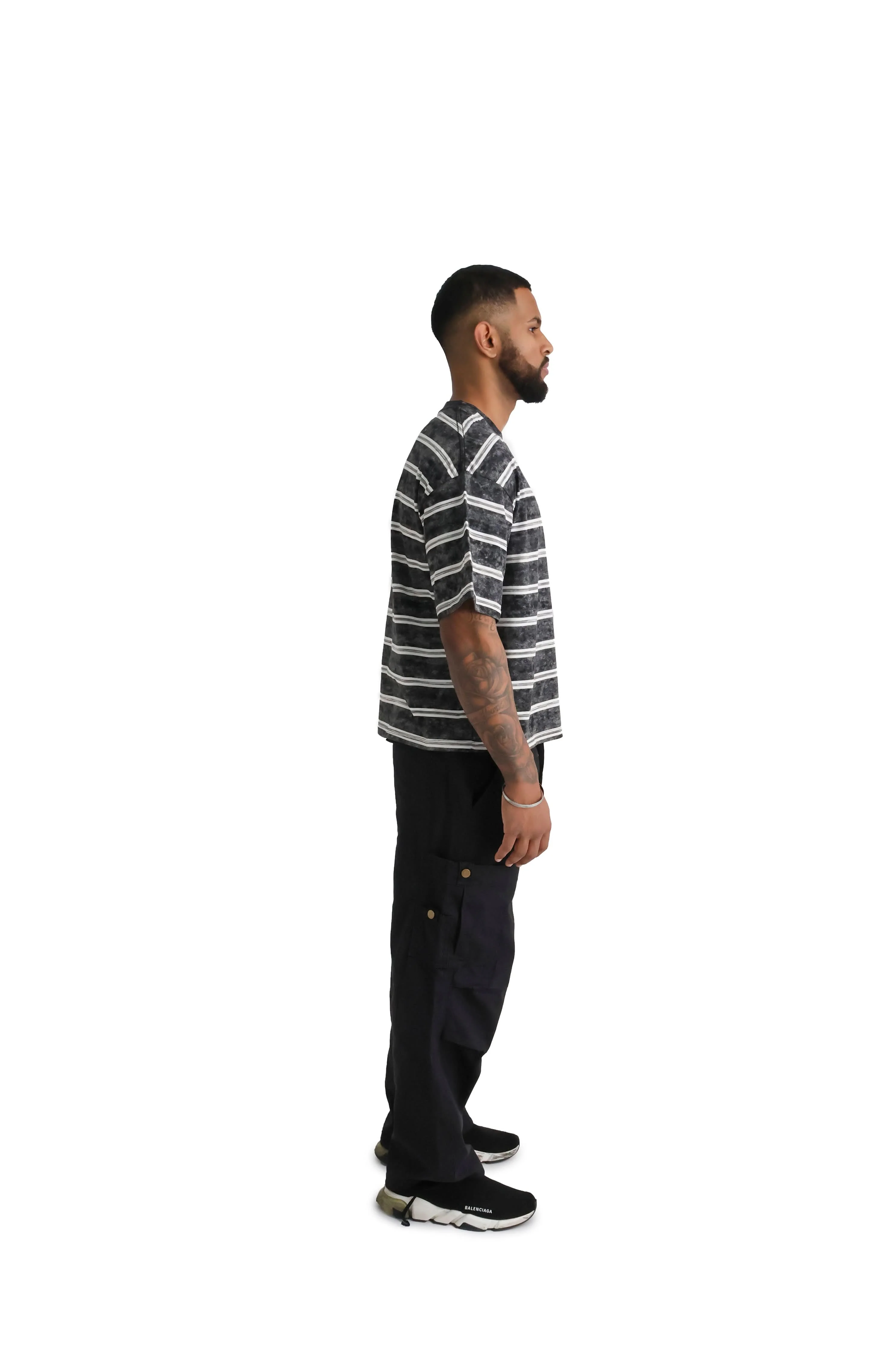 Retro Striped T-Shirt 260GSM - Image 8