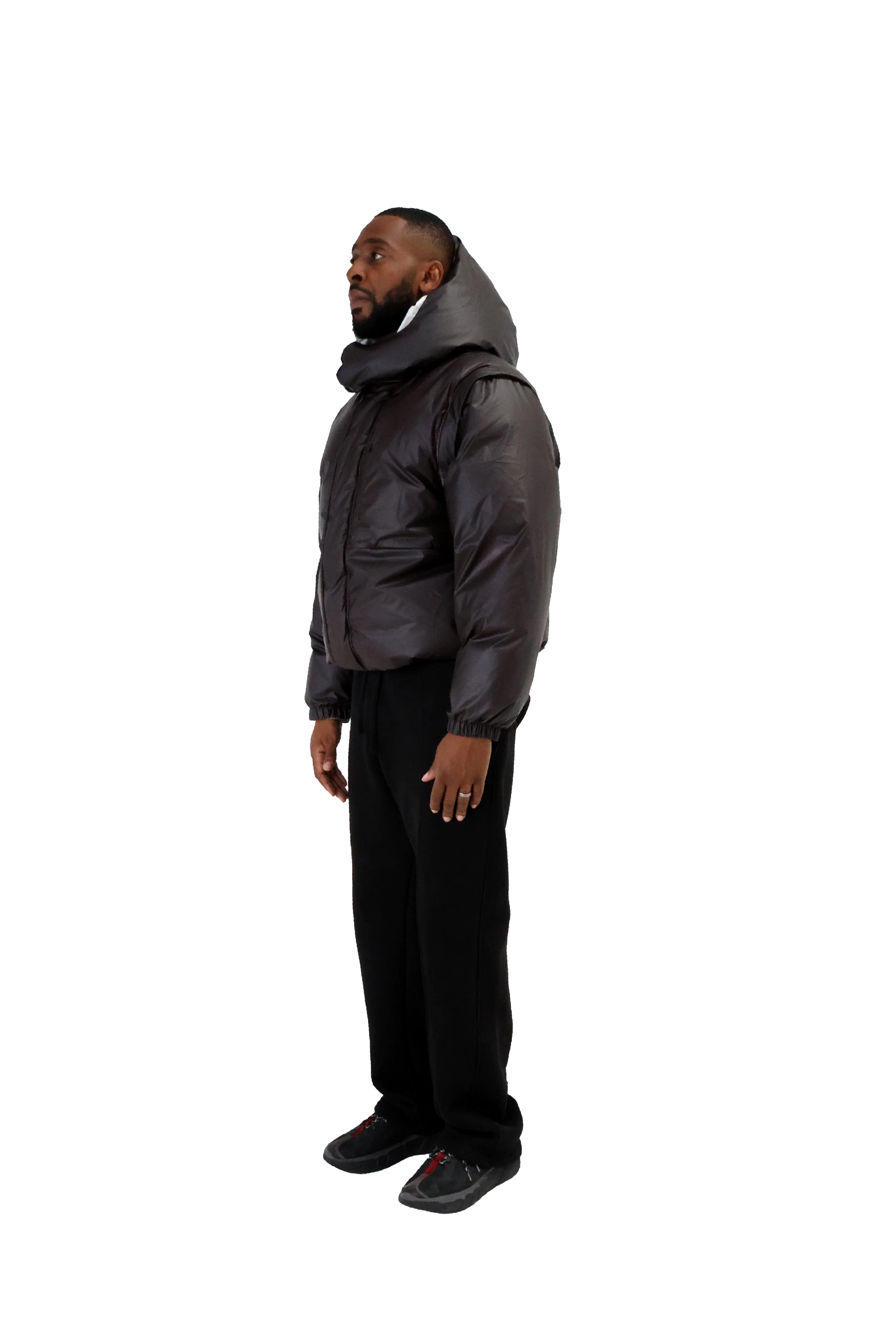 Reversible Adjustable Down Jacket/Gilet - Image 3