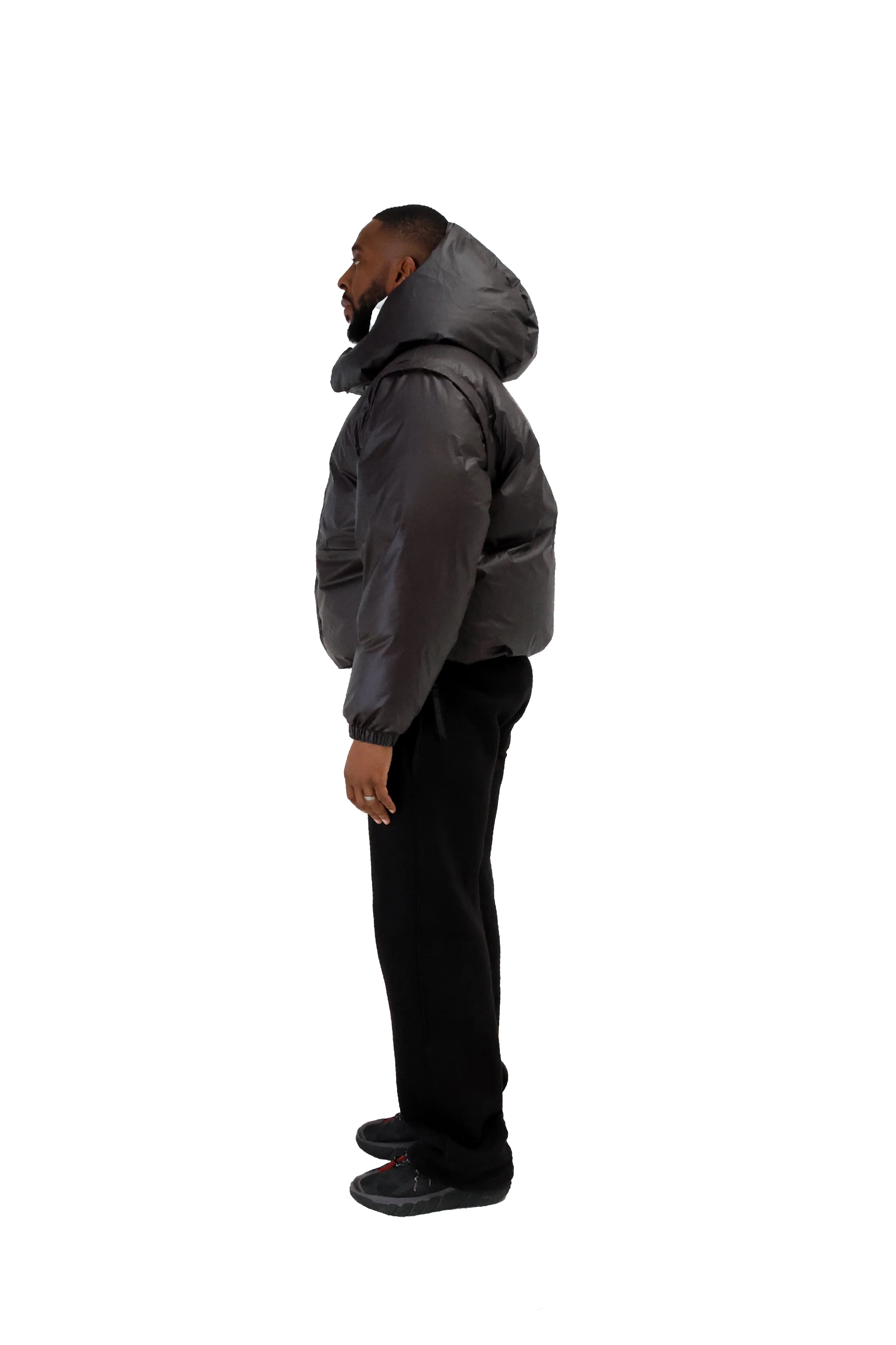 Reversible Adjustable Down Jacket/Gilet - Image 4