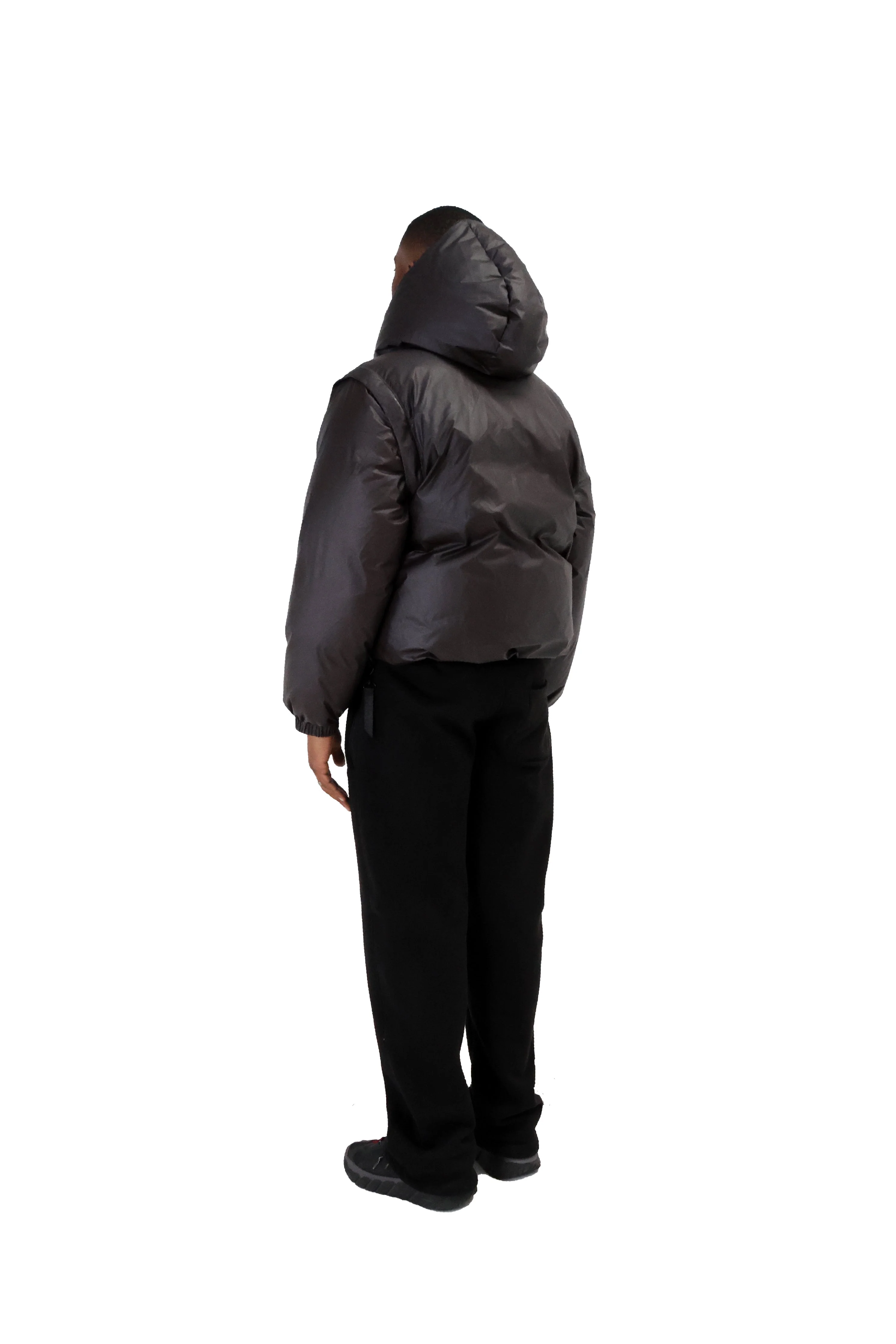Reversible Adjustable Down Jacket/Gilet - Image 5
