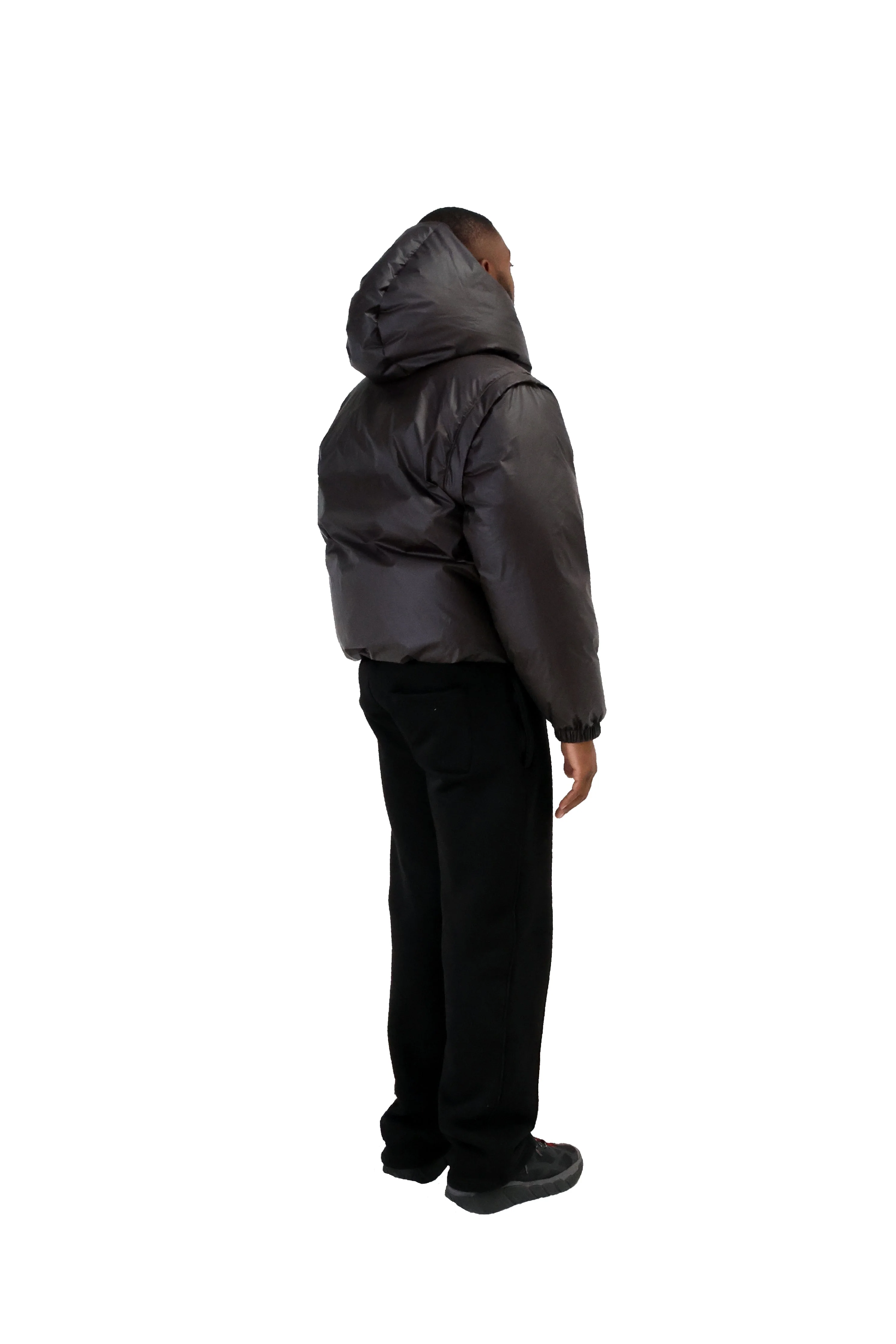 Reversible Adjustable Down Jacket/Gilet - Image 7