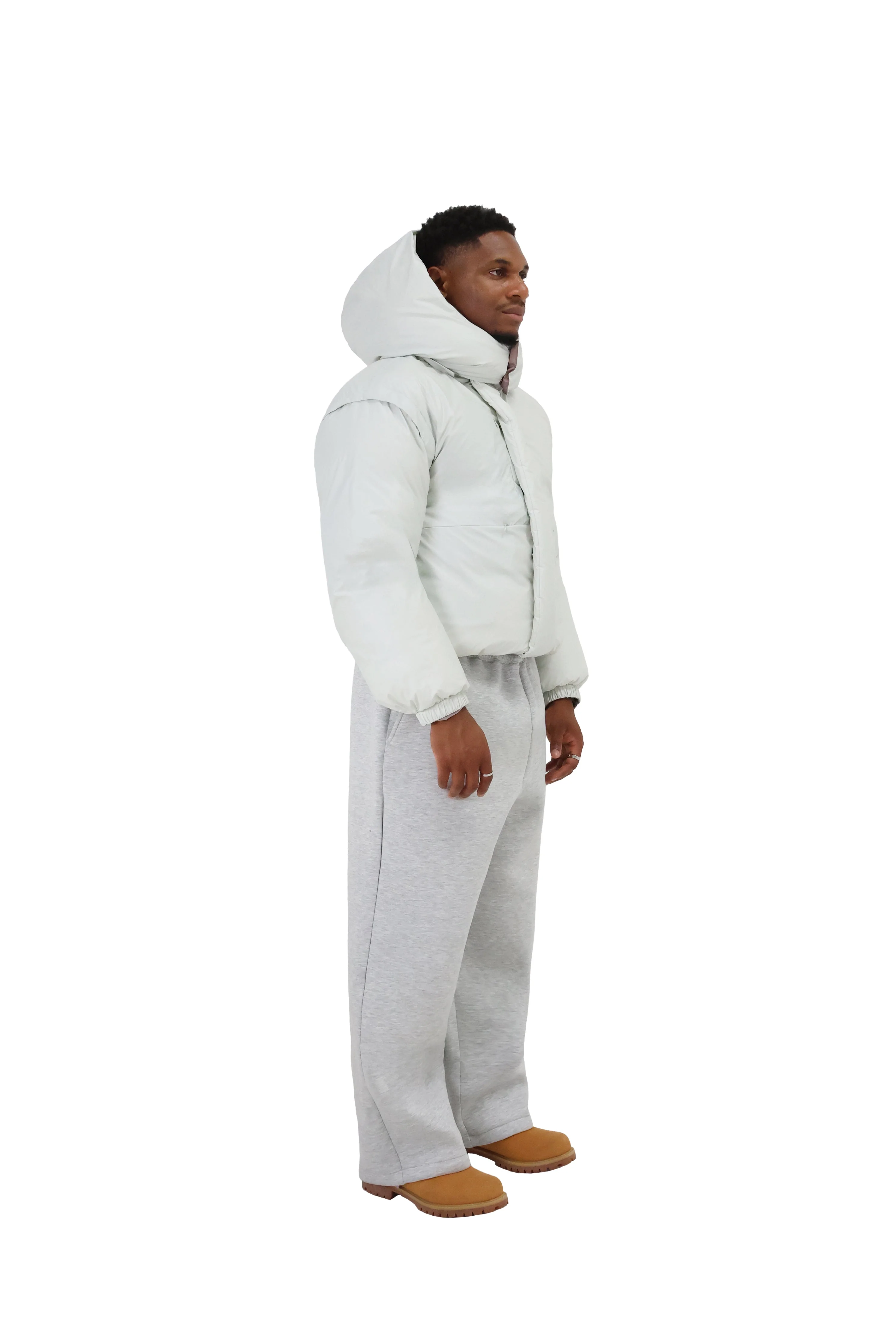 Reversible Adjustable Down Jacket/Gilet - Image 9