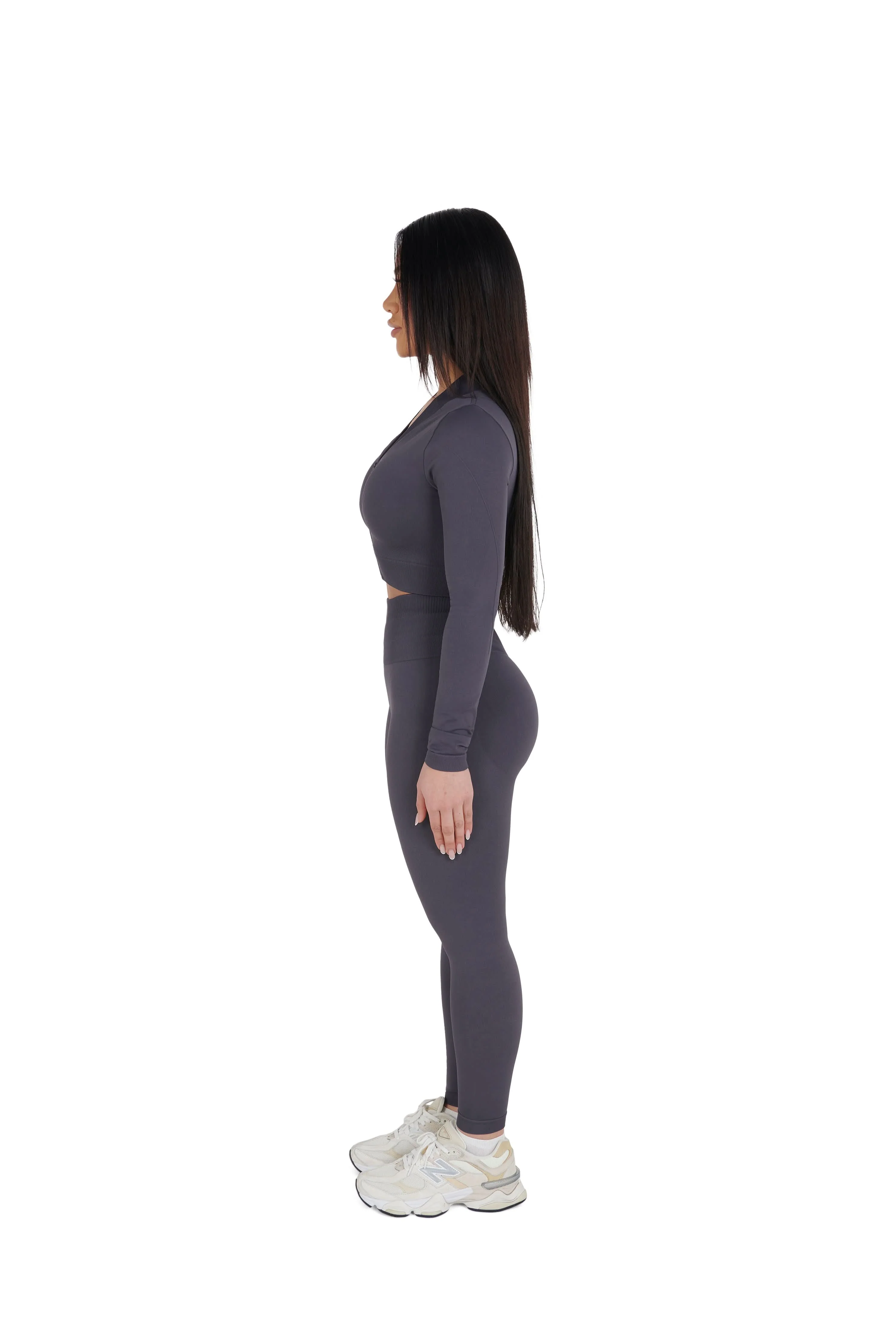 Seamless Cropped Zip Jacket - Image 12