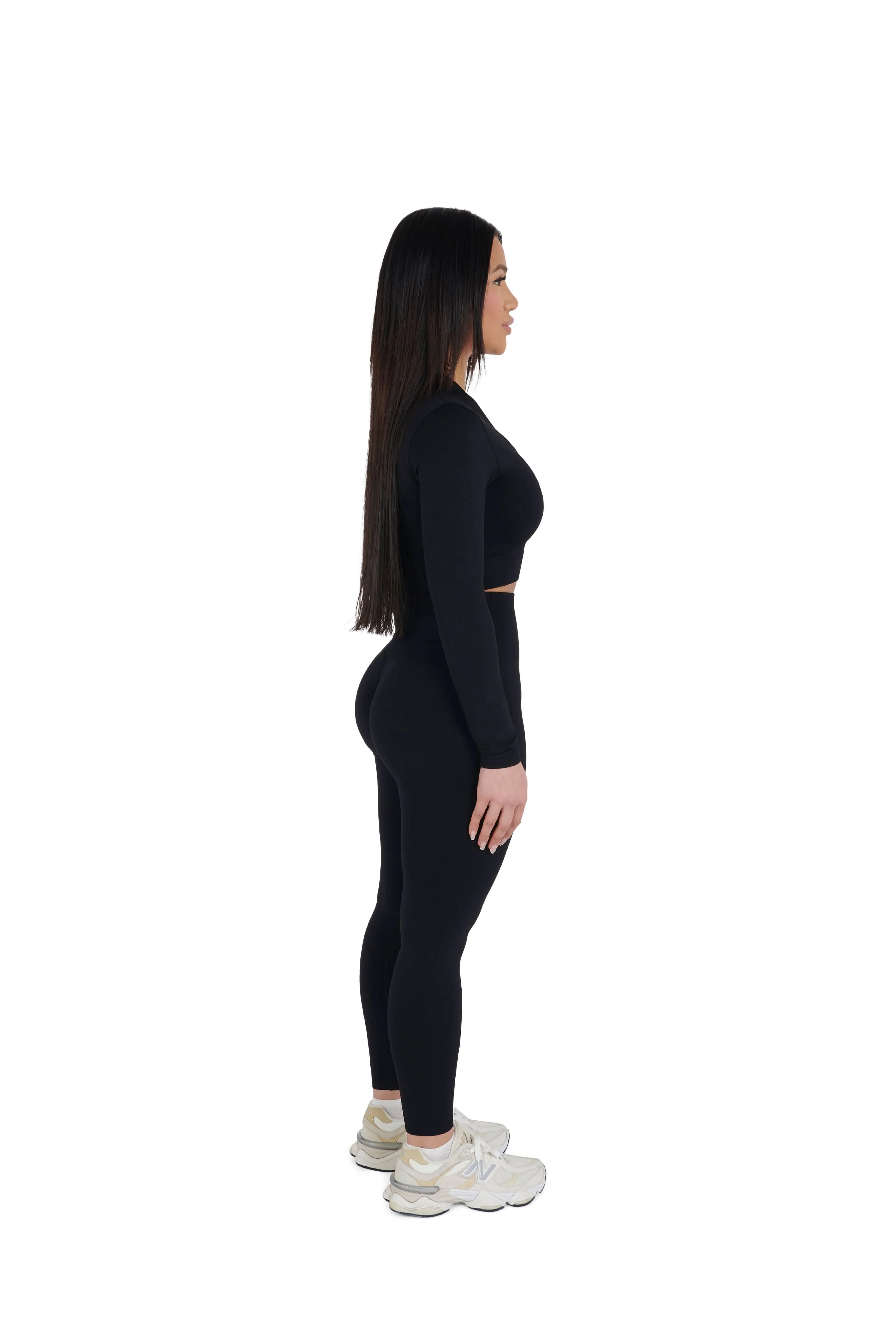 Seamless Cropped Zip Jacket - Image 8
