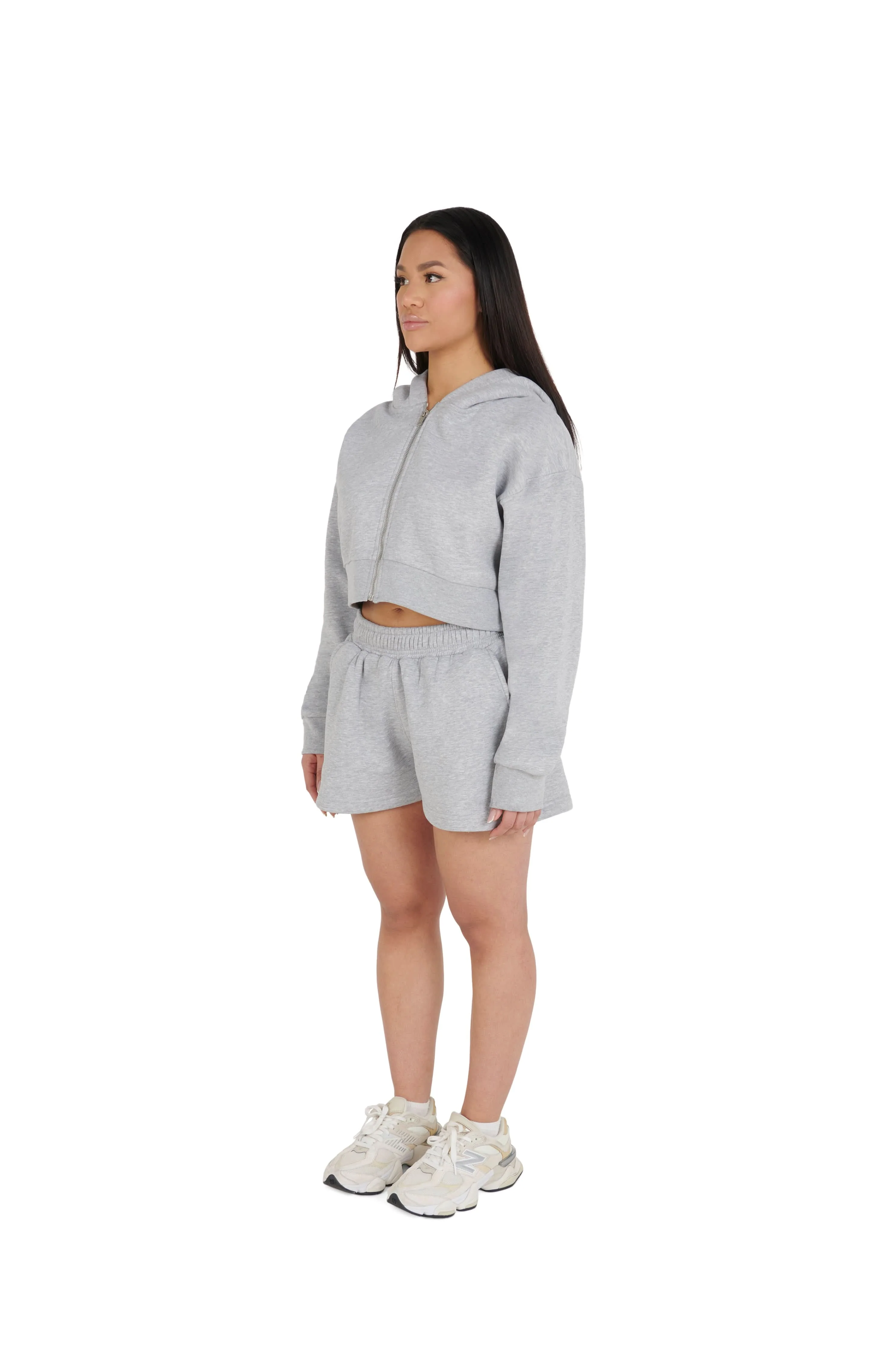 Ladies Cropped Shorts 330GSM - Image 11