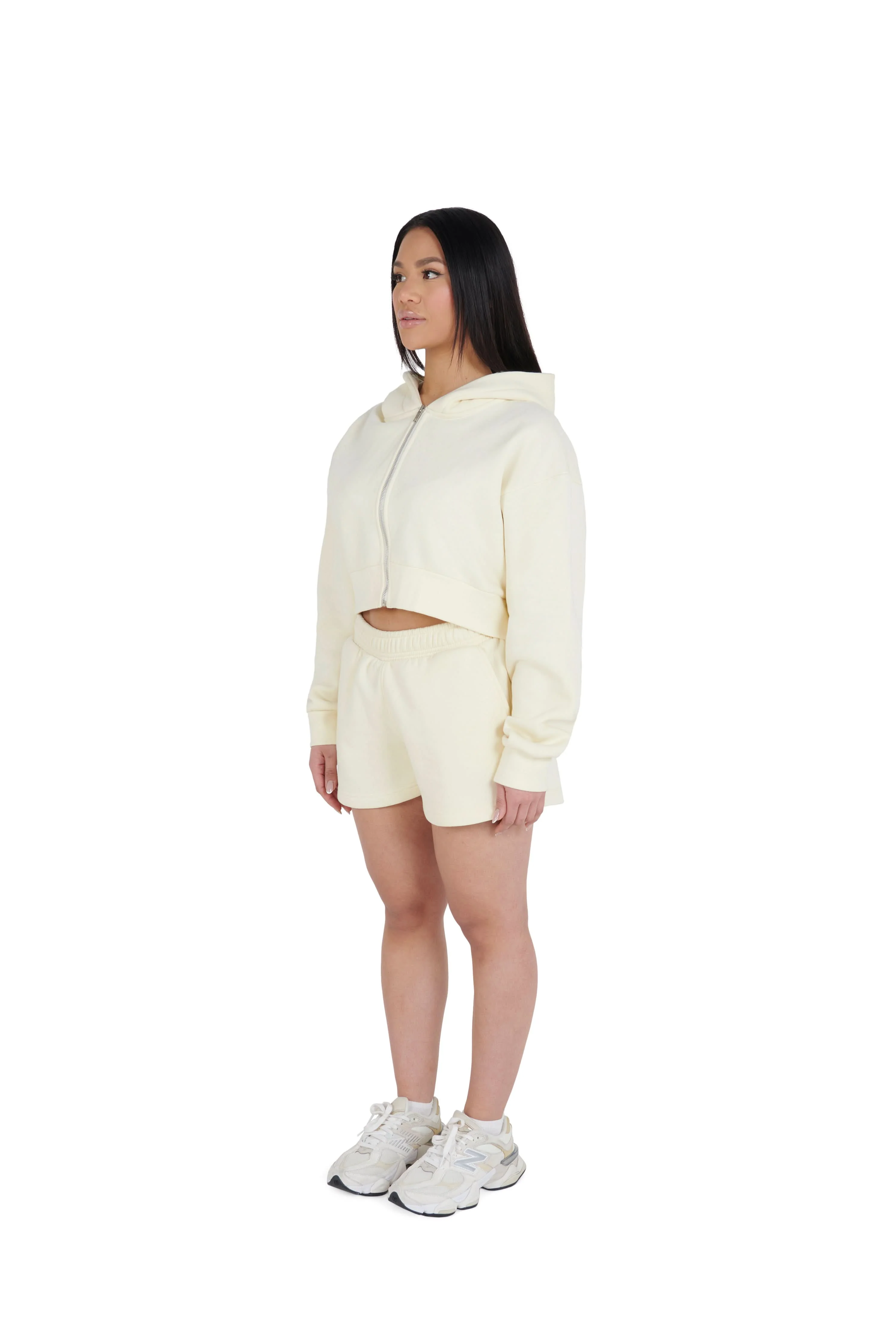Ladies Cropped Shorts 330GSM - Image 19