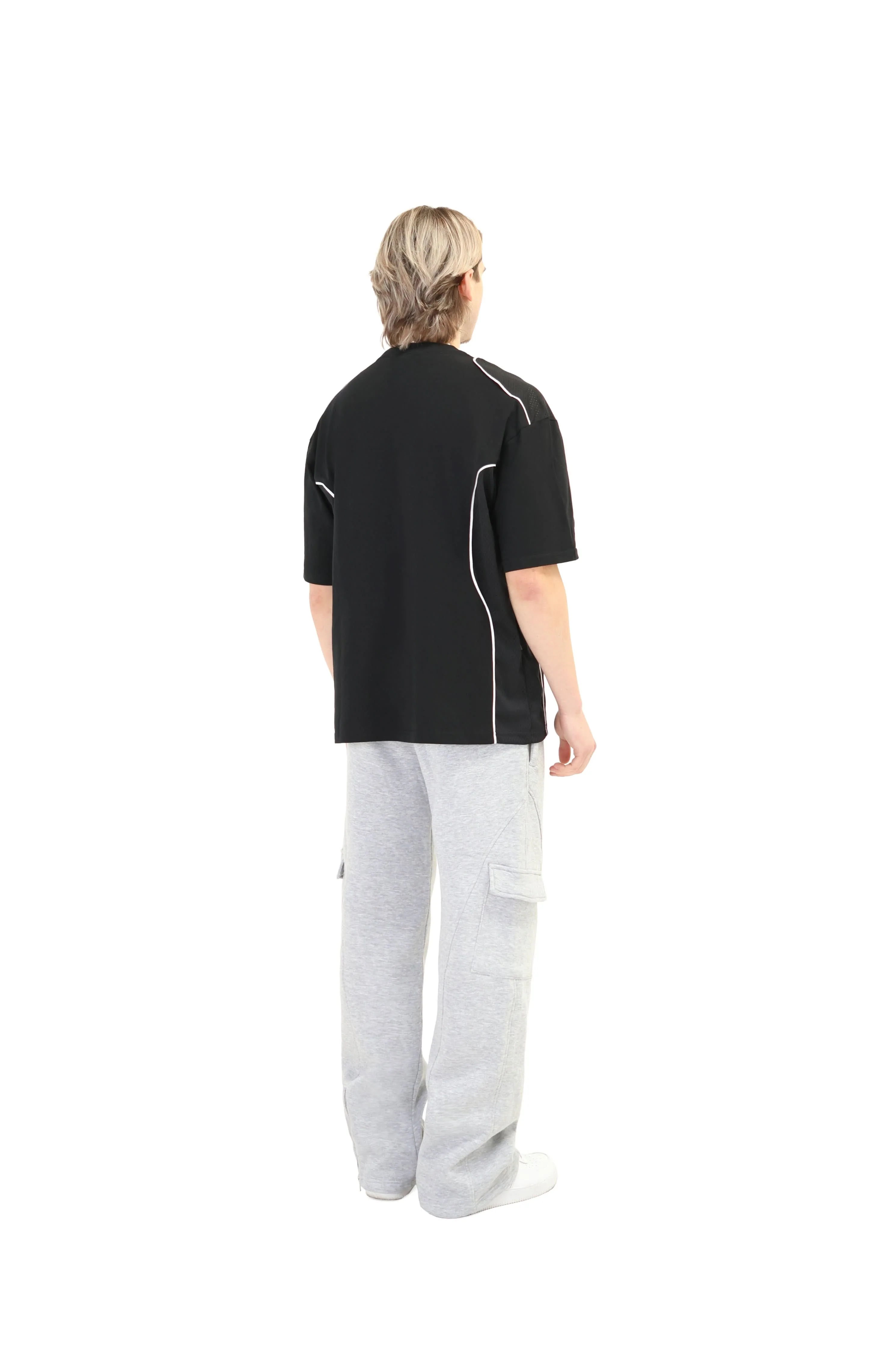 Wide Leg Cargo Joggers with Ankle Zip 330GSM - Image 7