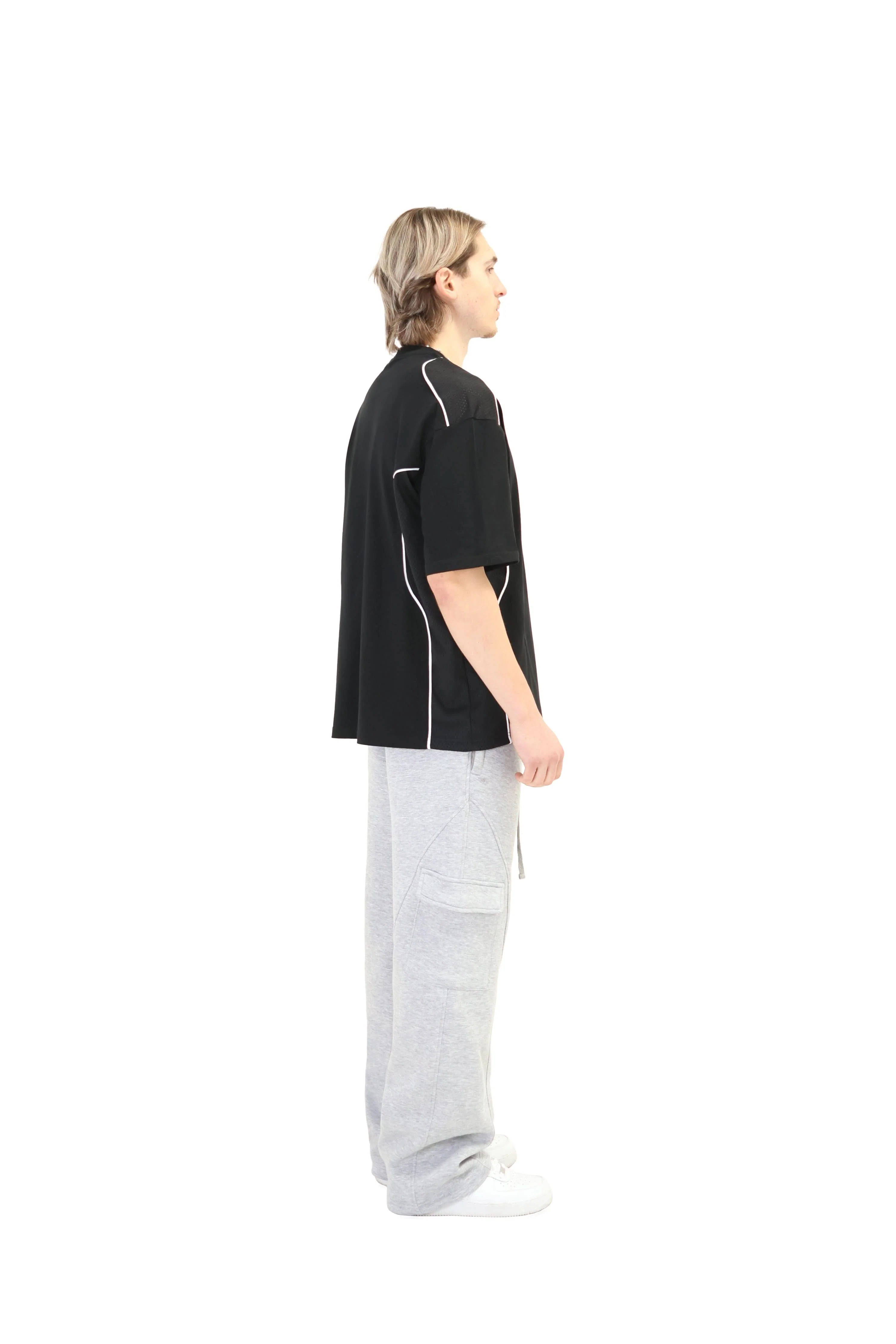 Wide Leg Cargo Joggers with Ankle Zip 330GSM - Image 8