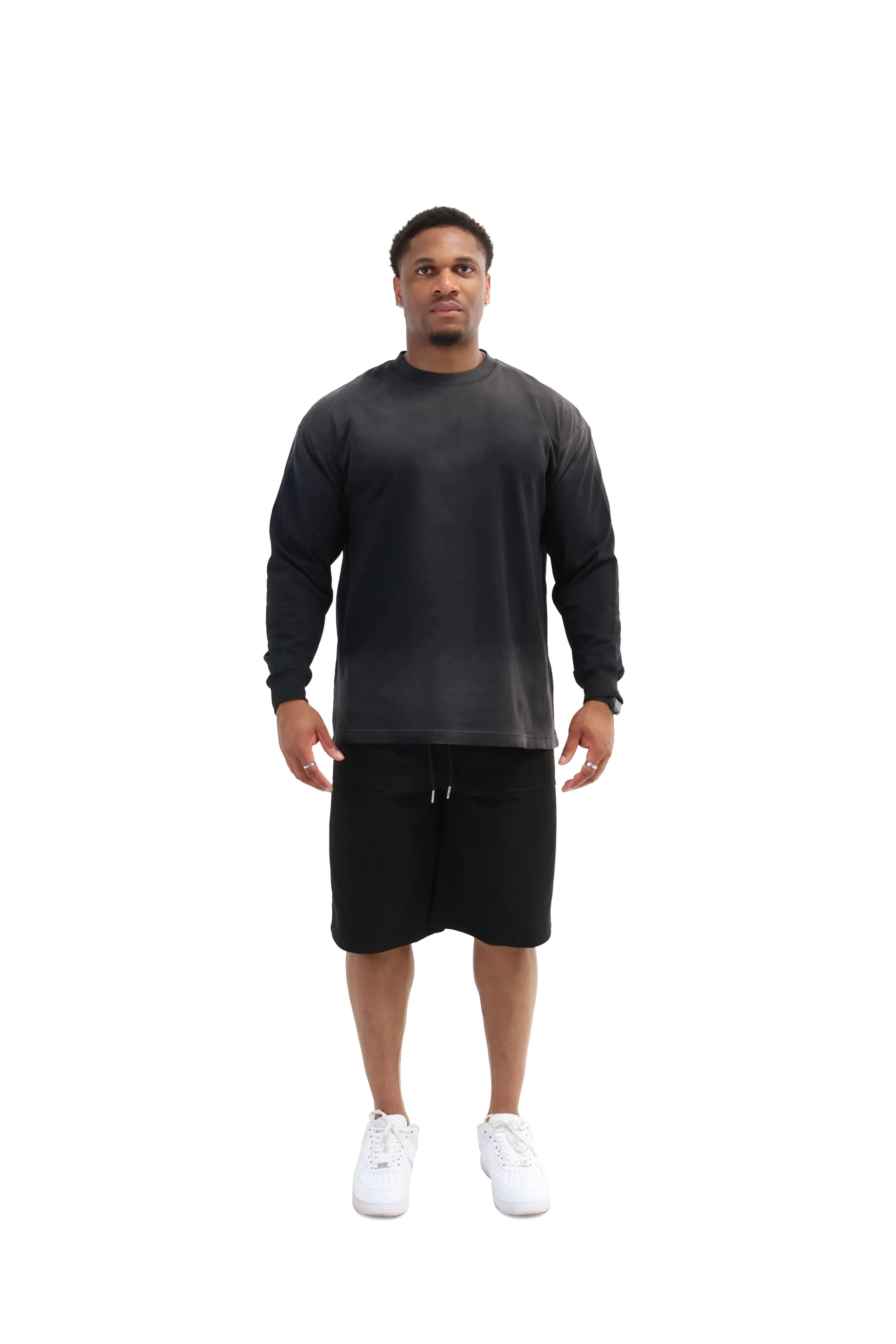 Sunfade Oversized Long Sleeve T-shirts 280GSM - Image 2