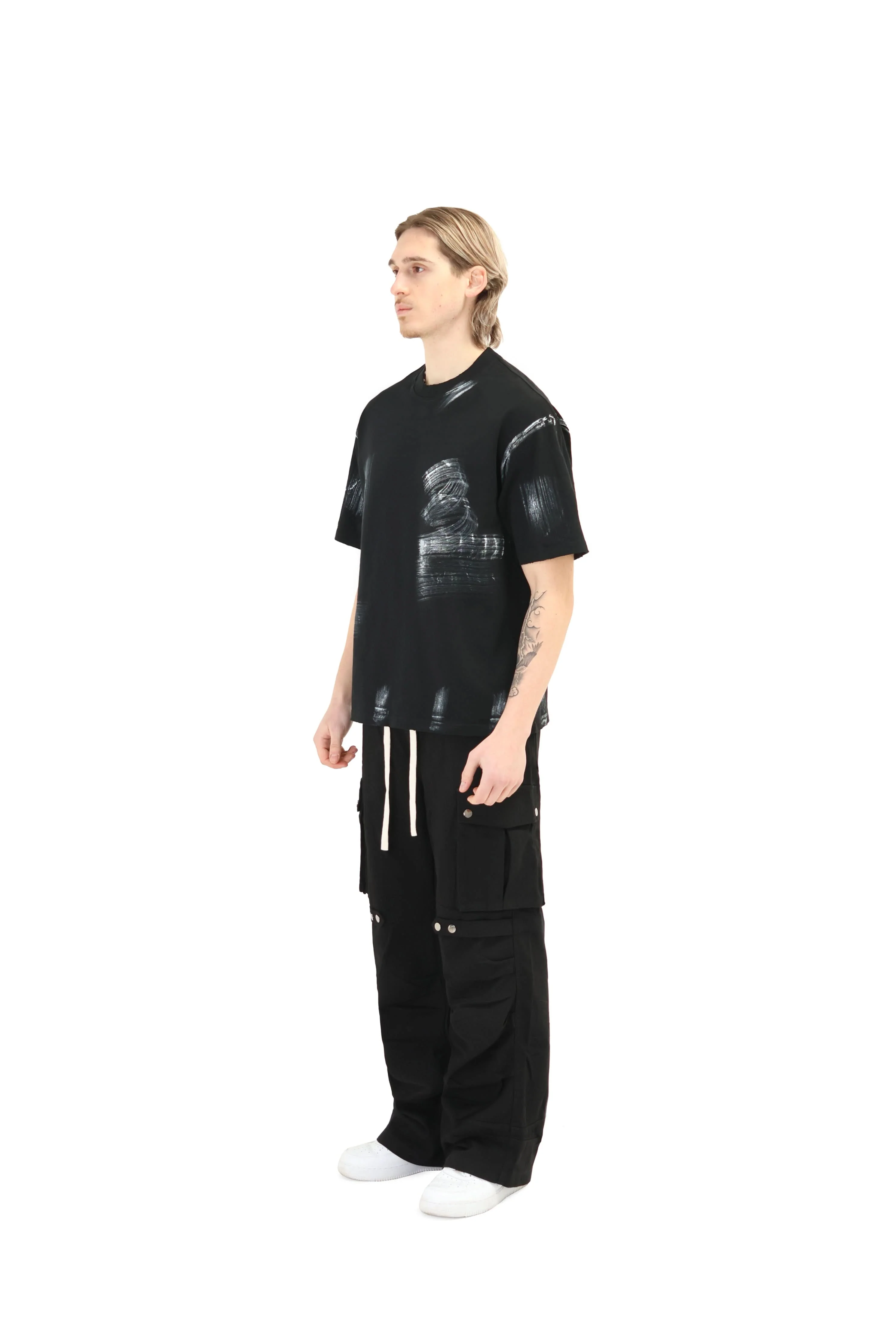 Paint Stroke Oversized T-Shirt 240GSM - Image 3