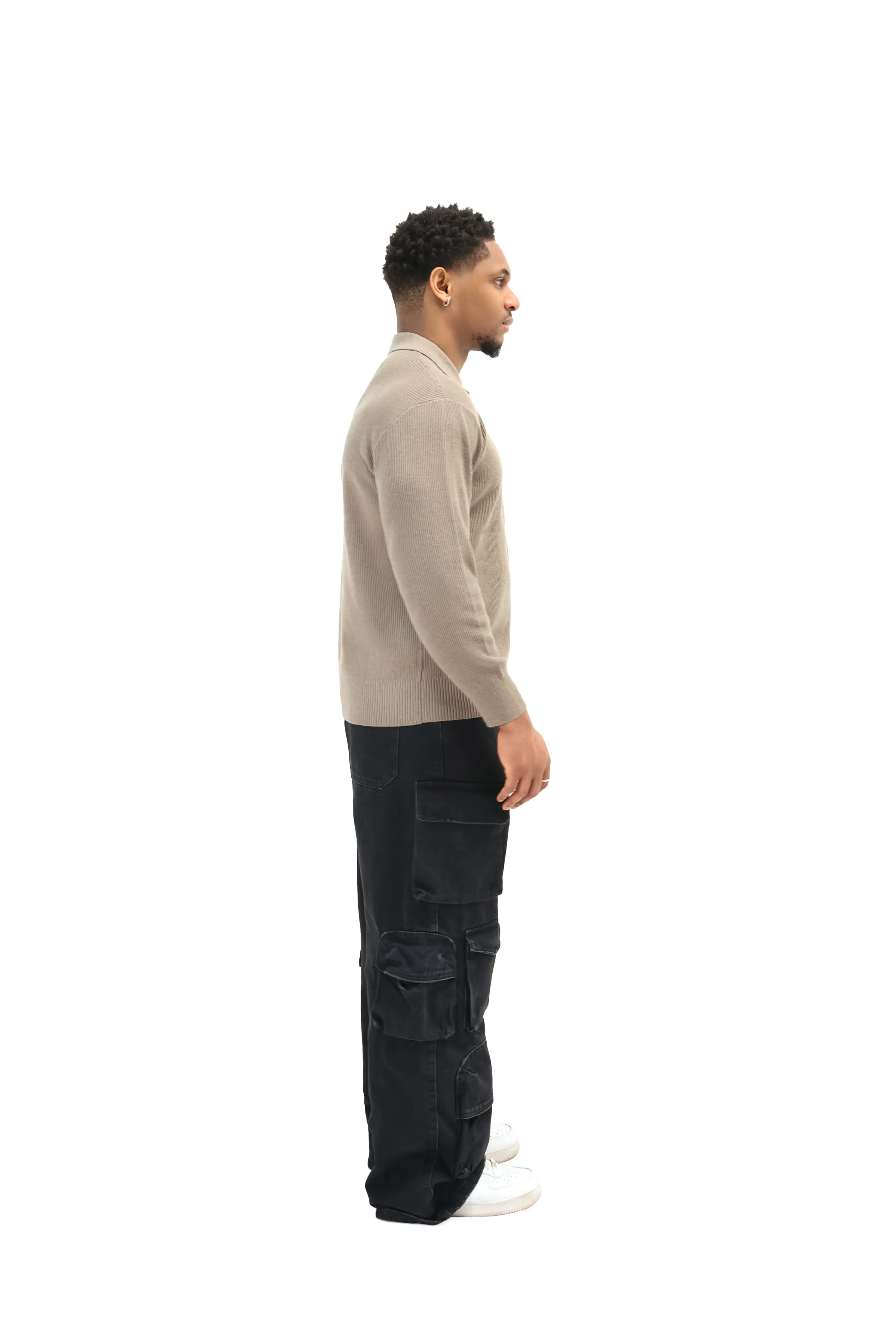 Multi Pocket Retro Wide Leg Jeans - Image 8
