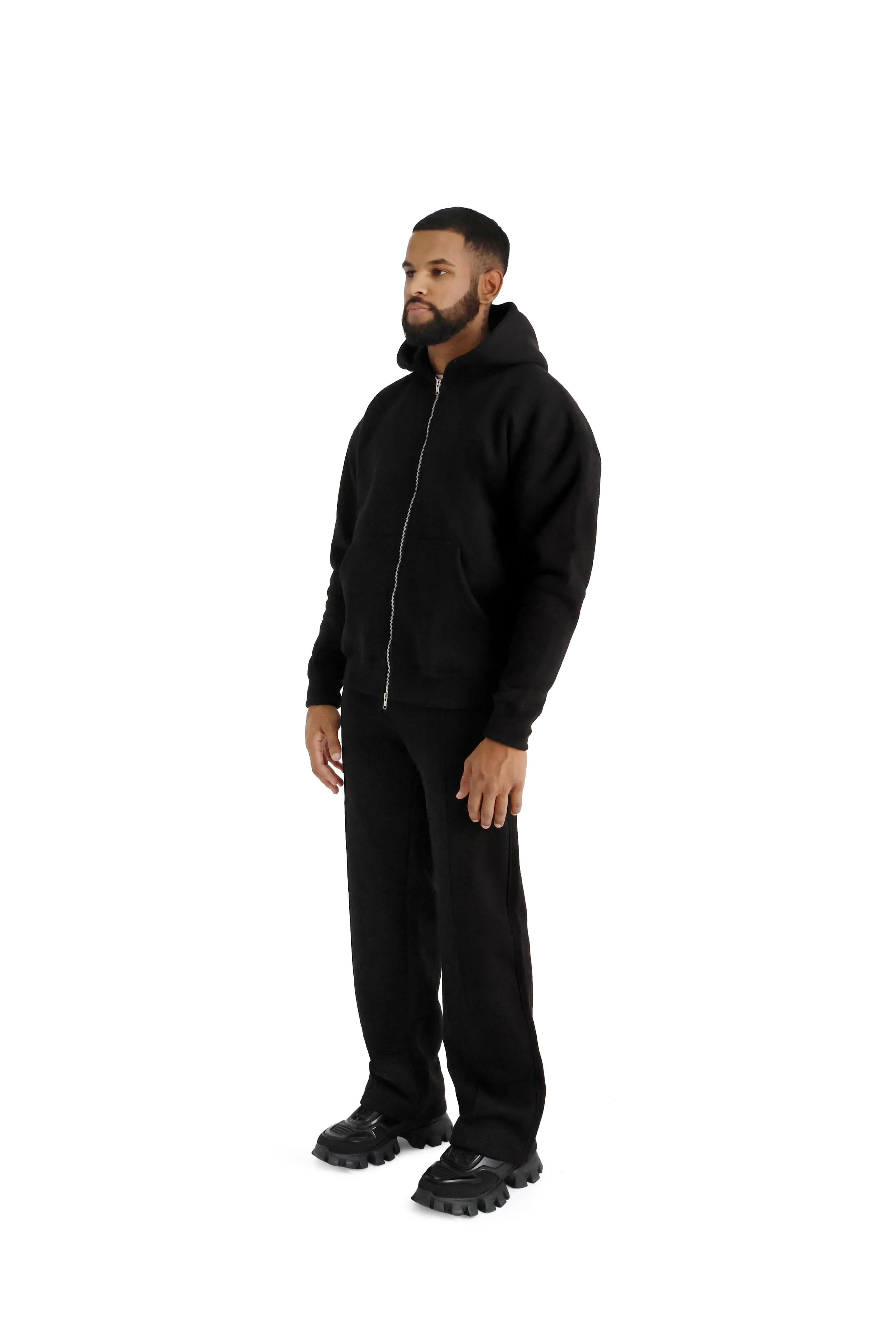 Ultra Luxury Oversized Zip Hoodies 550GSM - Image 3
