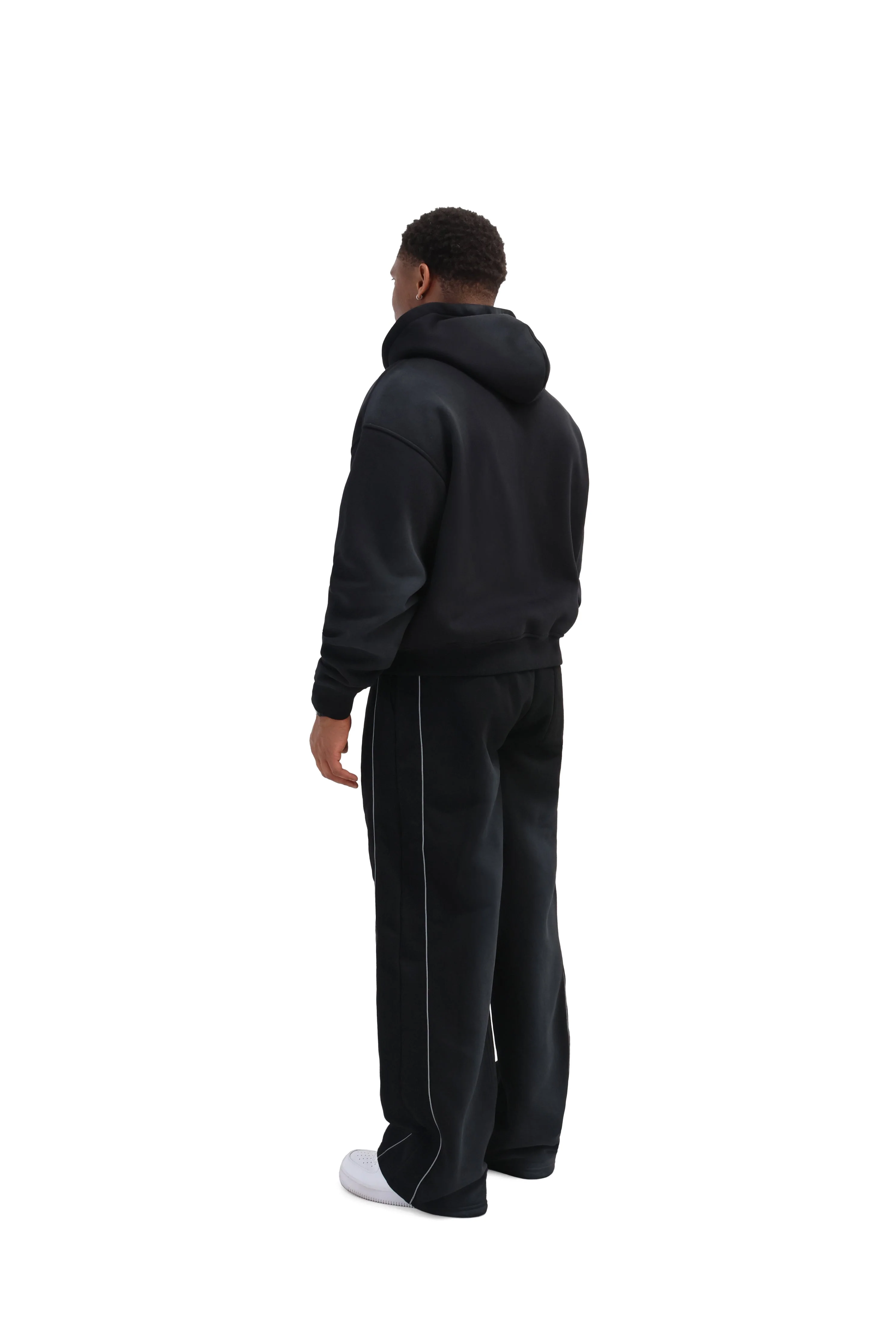 Sunfade Oversized Cropped Zip Hoodies 500gsm - Image 5