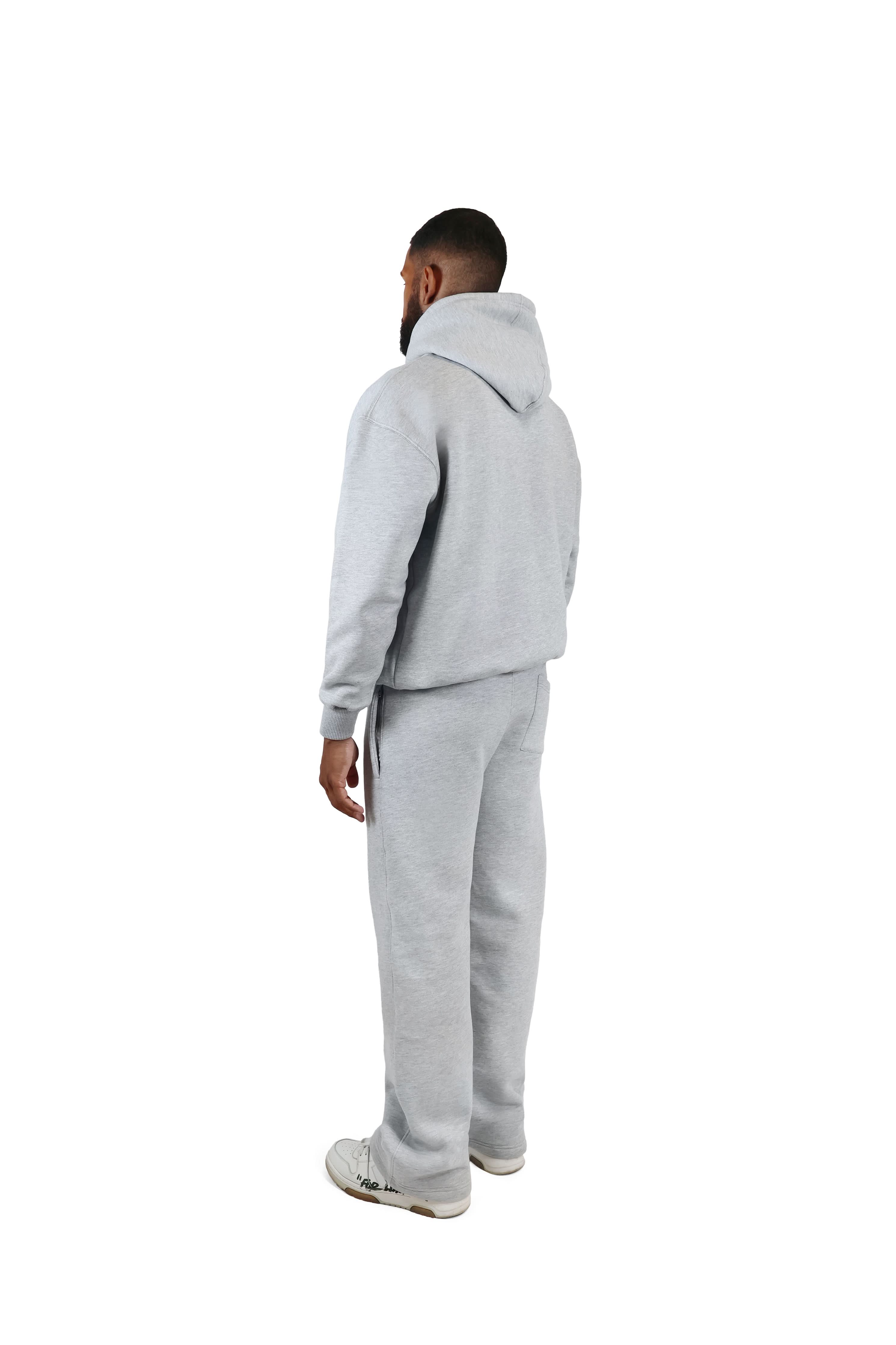 Ultra Luxury Wide Leg Joggers 550GSM - Image 12