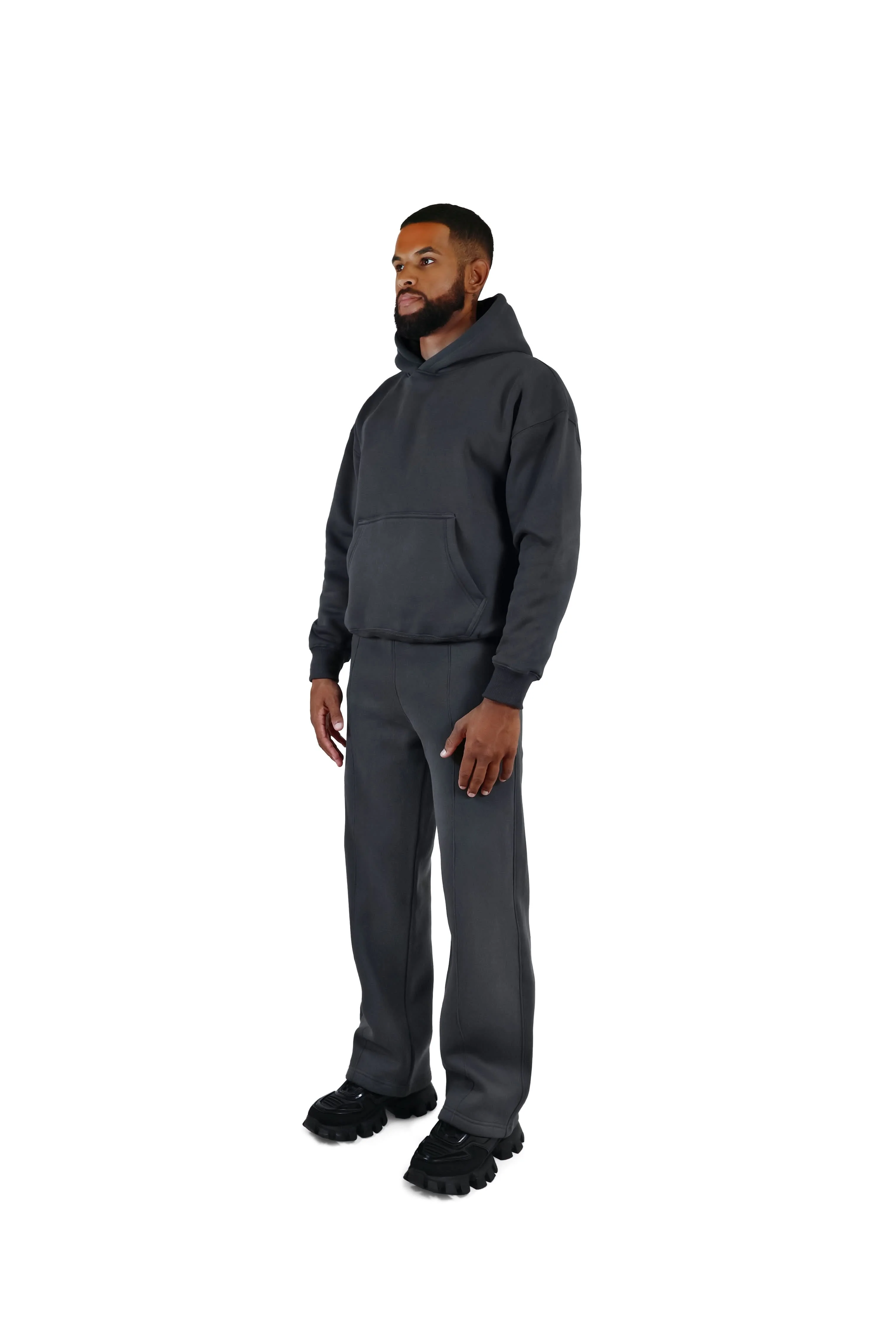 Ultra Luxury Wide Leg Joggers 550GSM - Image 16