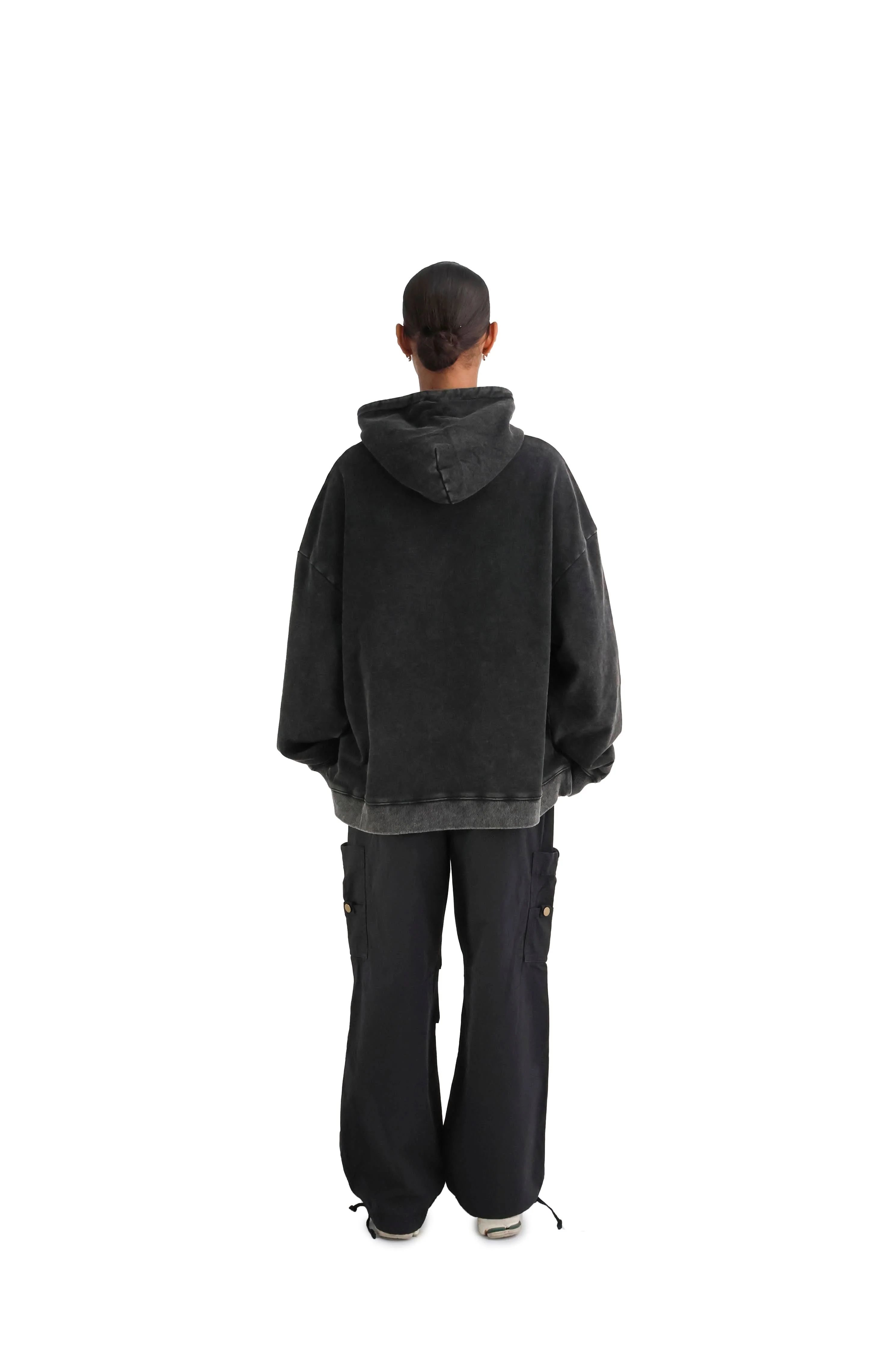 Vintage Acid Wash Oversized Hoodies 350GSM - Image 6