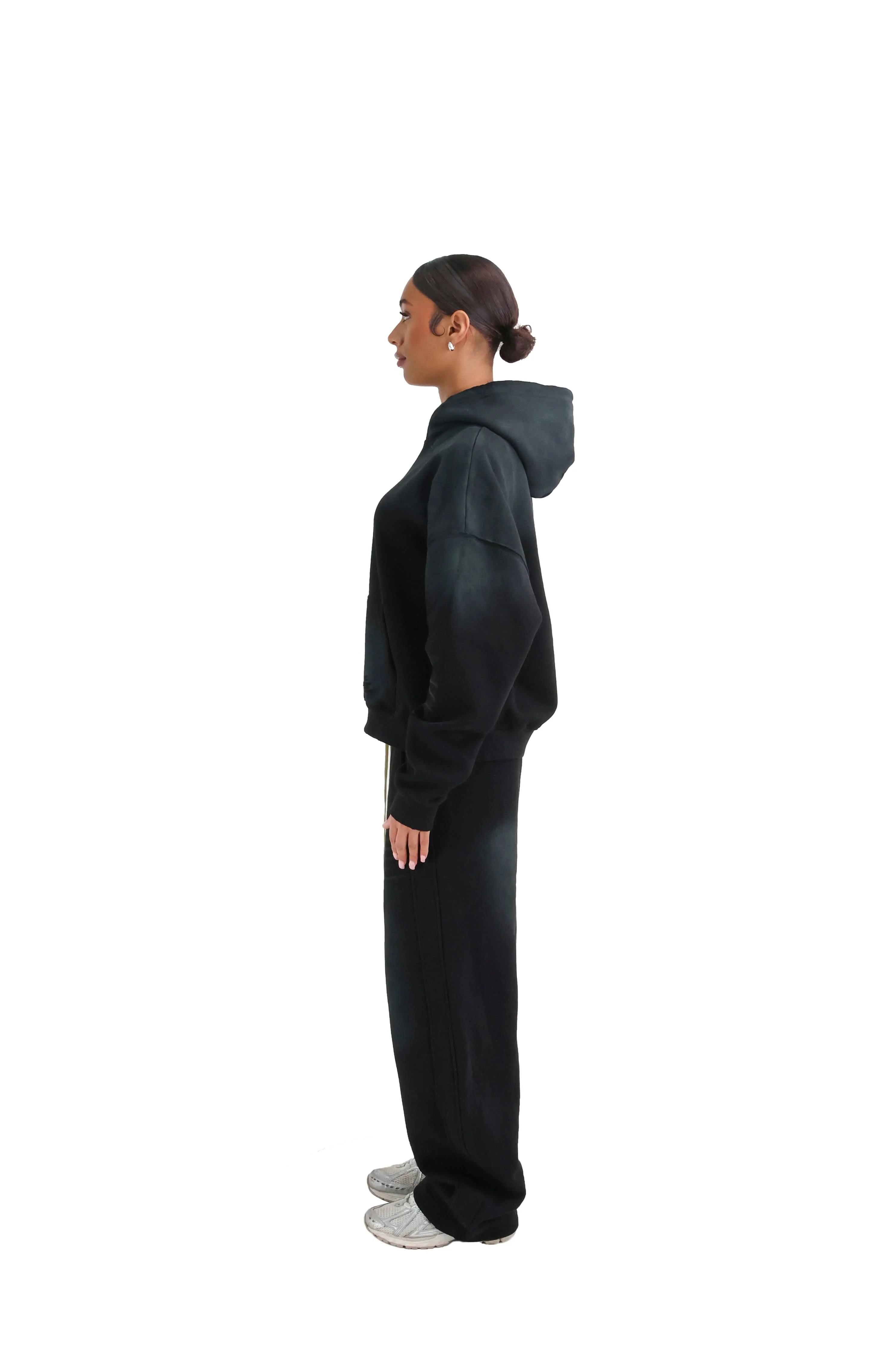 Vintage Sunfade Oversized Cropped Hoodies 400GSM - Image 12
