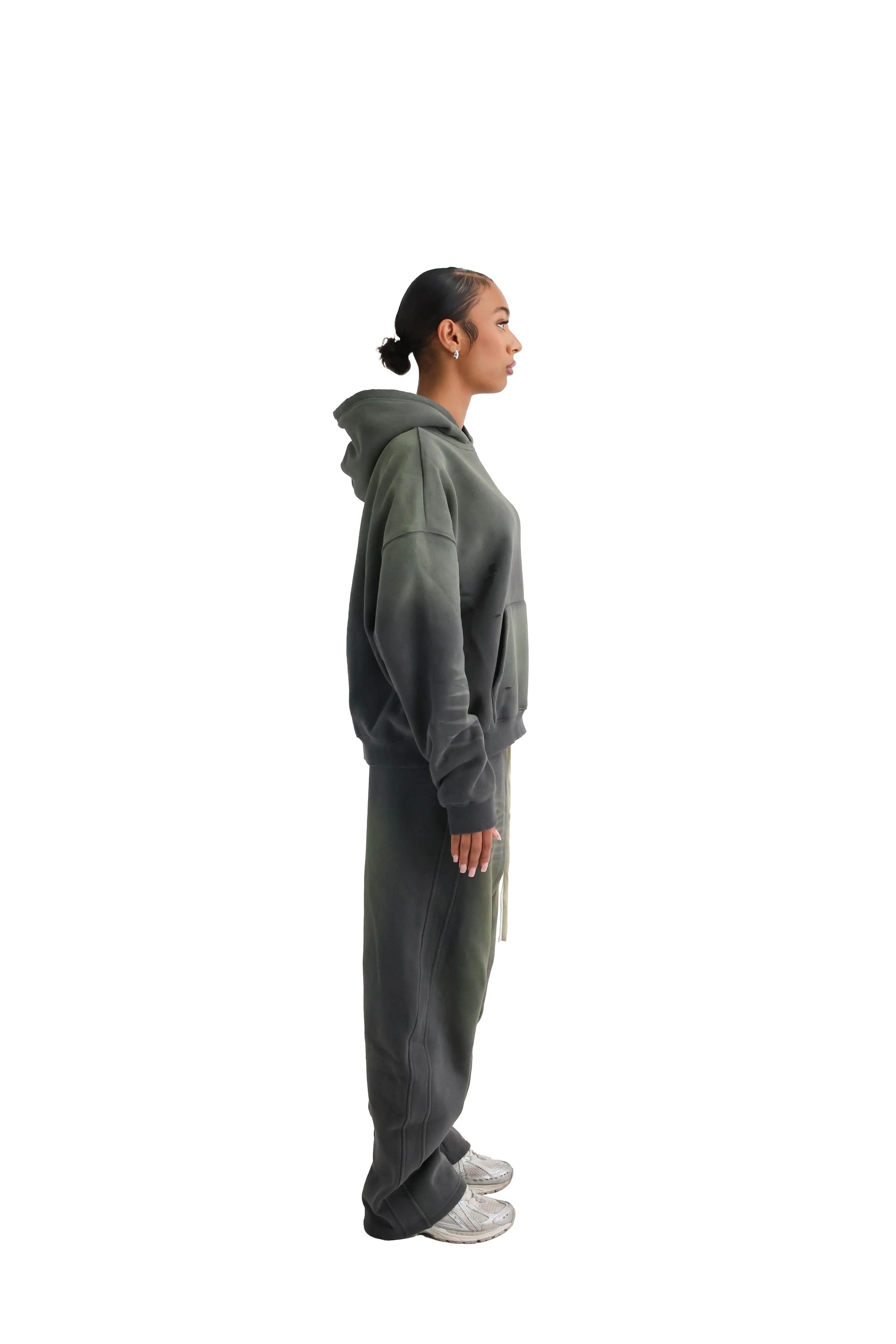 Vintage Sunfade Oversized Cropped Hoodies 400GSM - Image 31