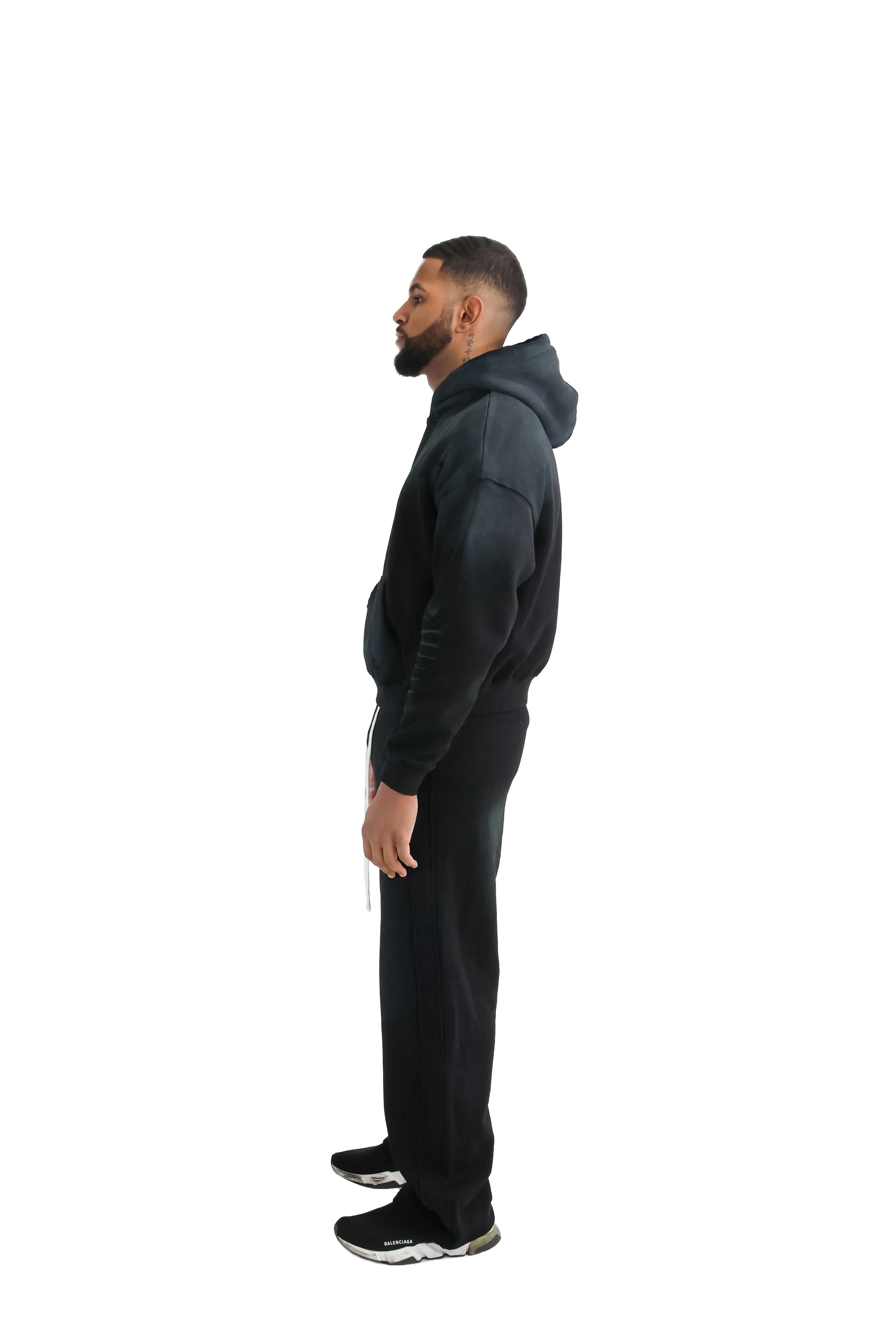 Vintage Sunfade Oversized Cropped Hoodies 400GSM - Image 4