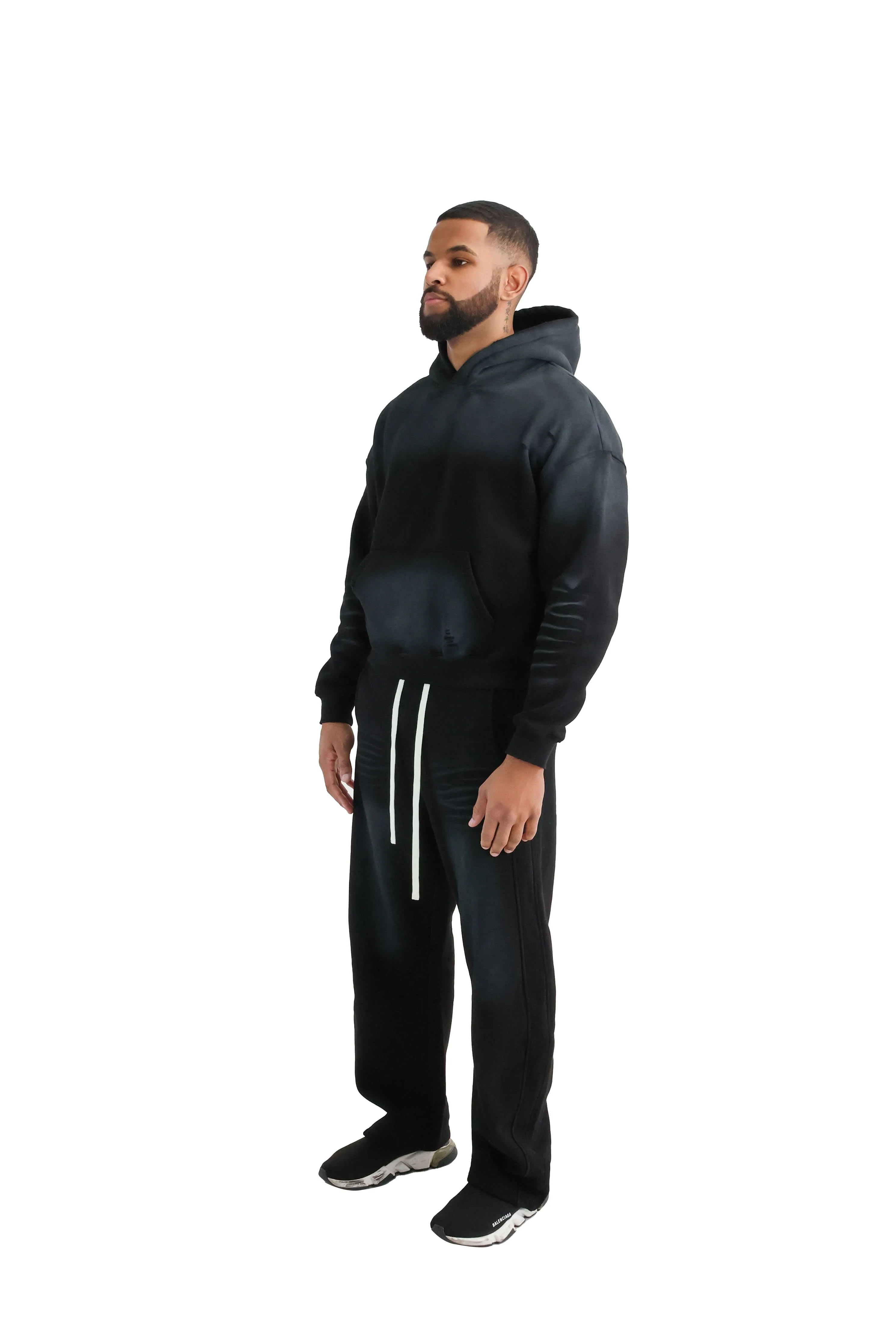Vintage Sunfade Oversized Wide Leg Joggers - Image 3
