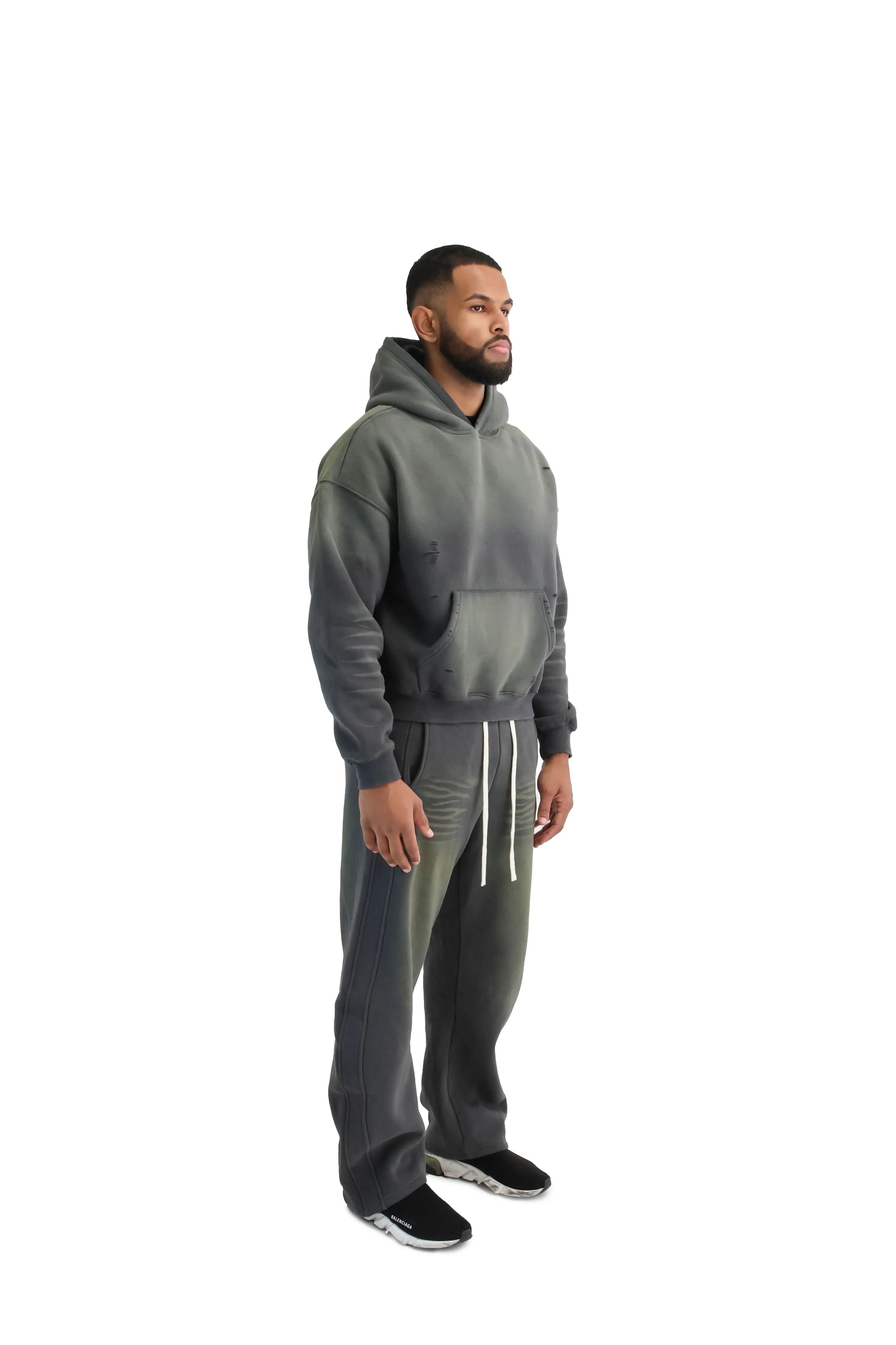 Vintage Sunfade Oversized Cropped Hoodies 400GSM - Image 17