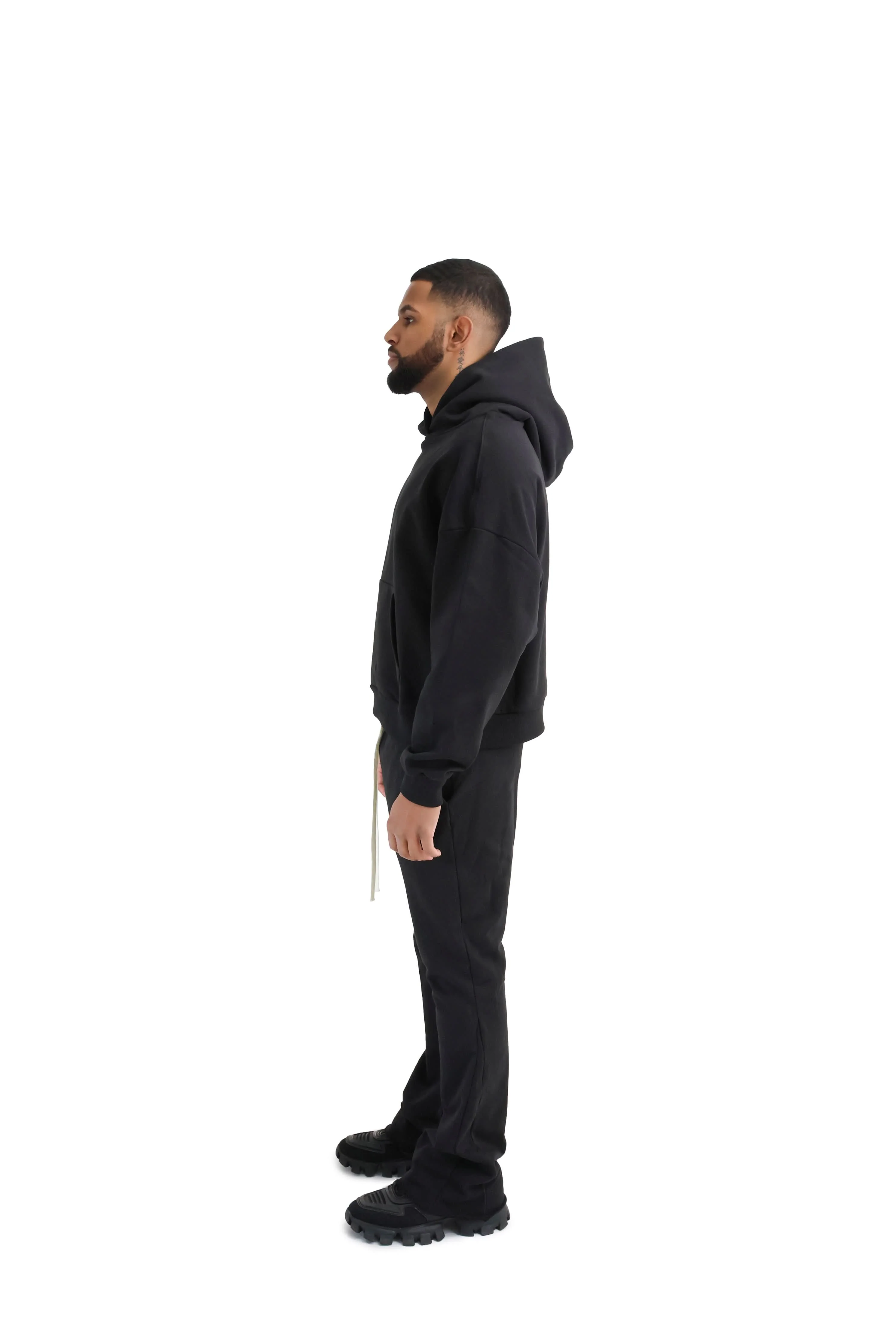 Oversized Flared Joggers 420GSM - Image 4