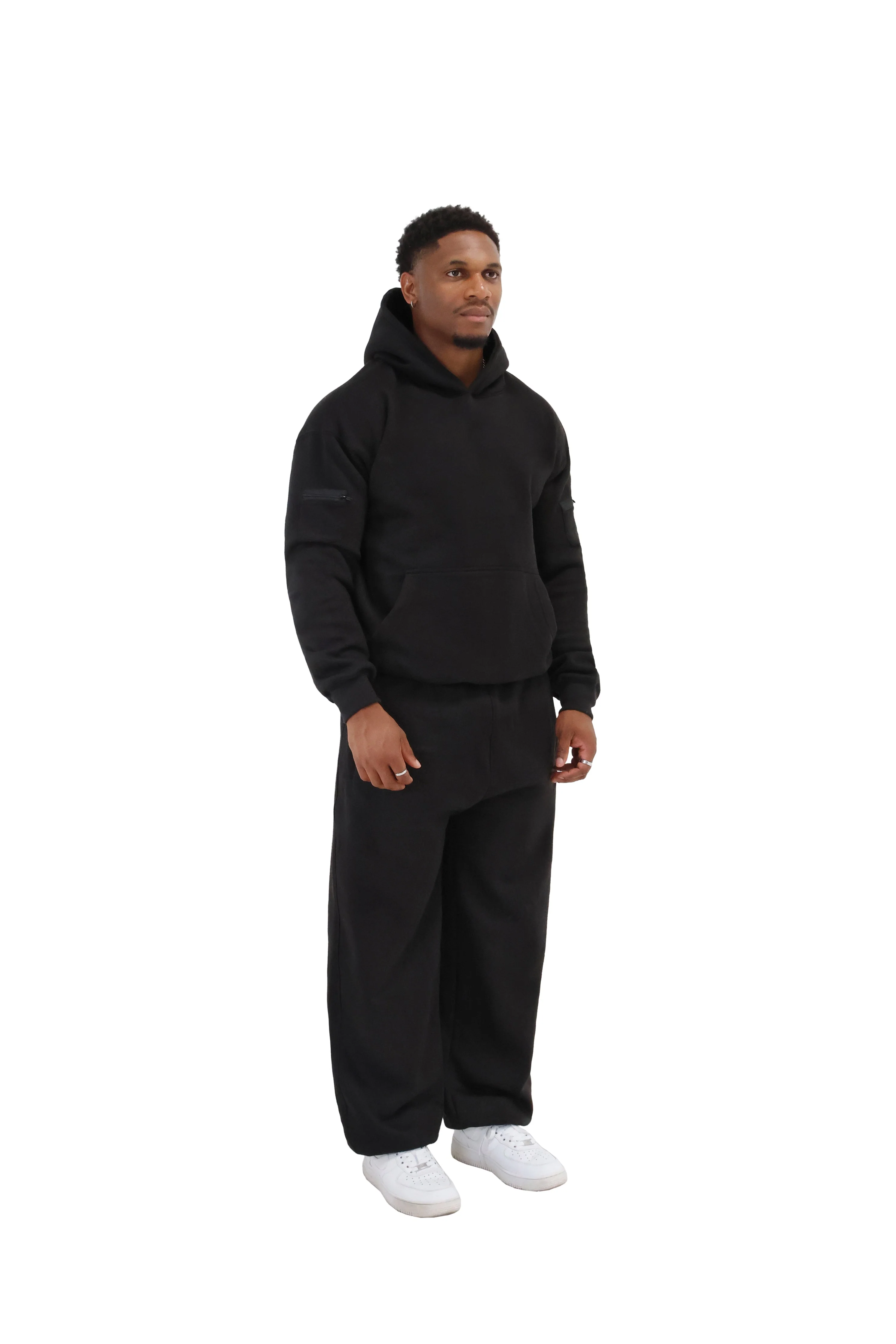 Wide Leg Cuffed Joggers 330gsm