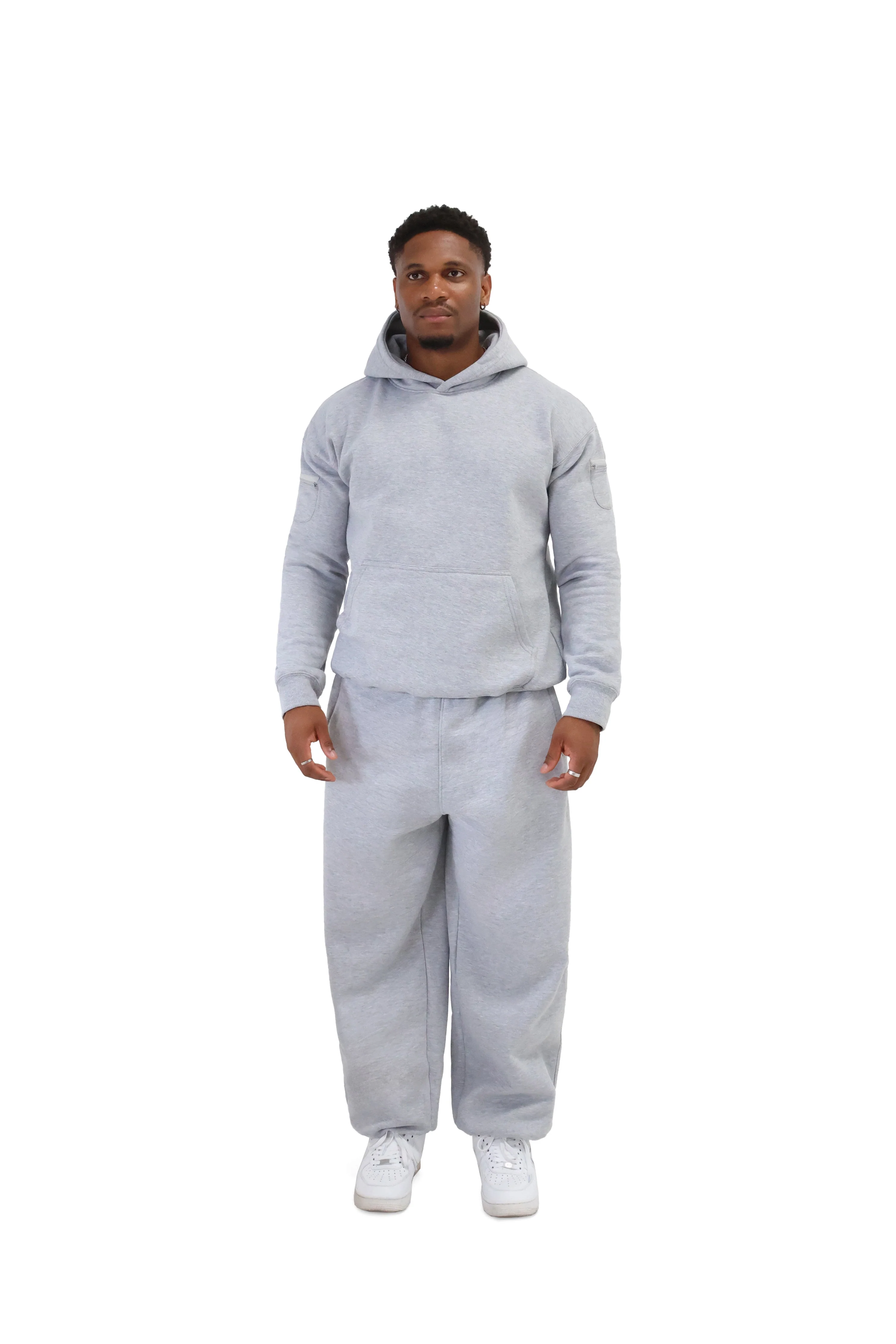 Wide Leg Cuffed Joggers 330gsm - Image 10