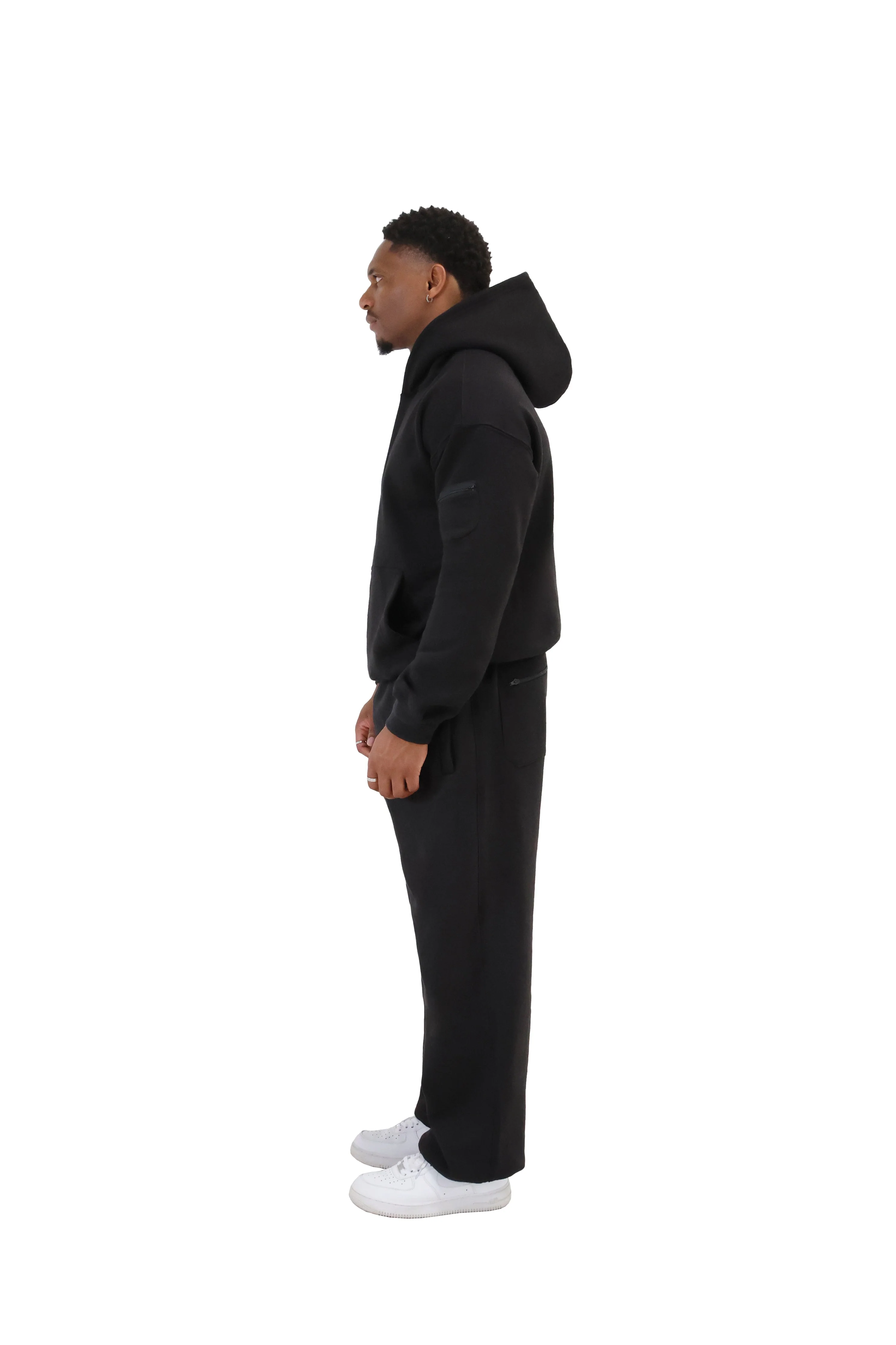 Wide Leg Cuffed Joggers 330gsm - Image 4