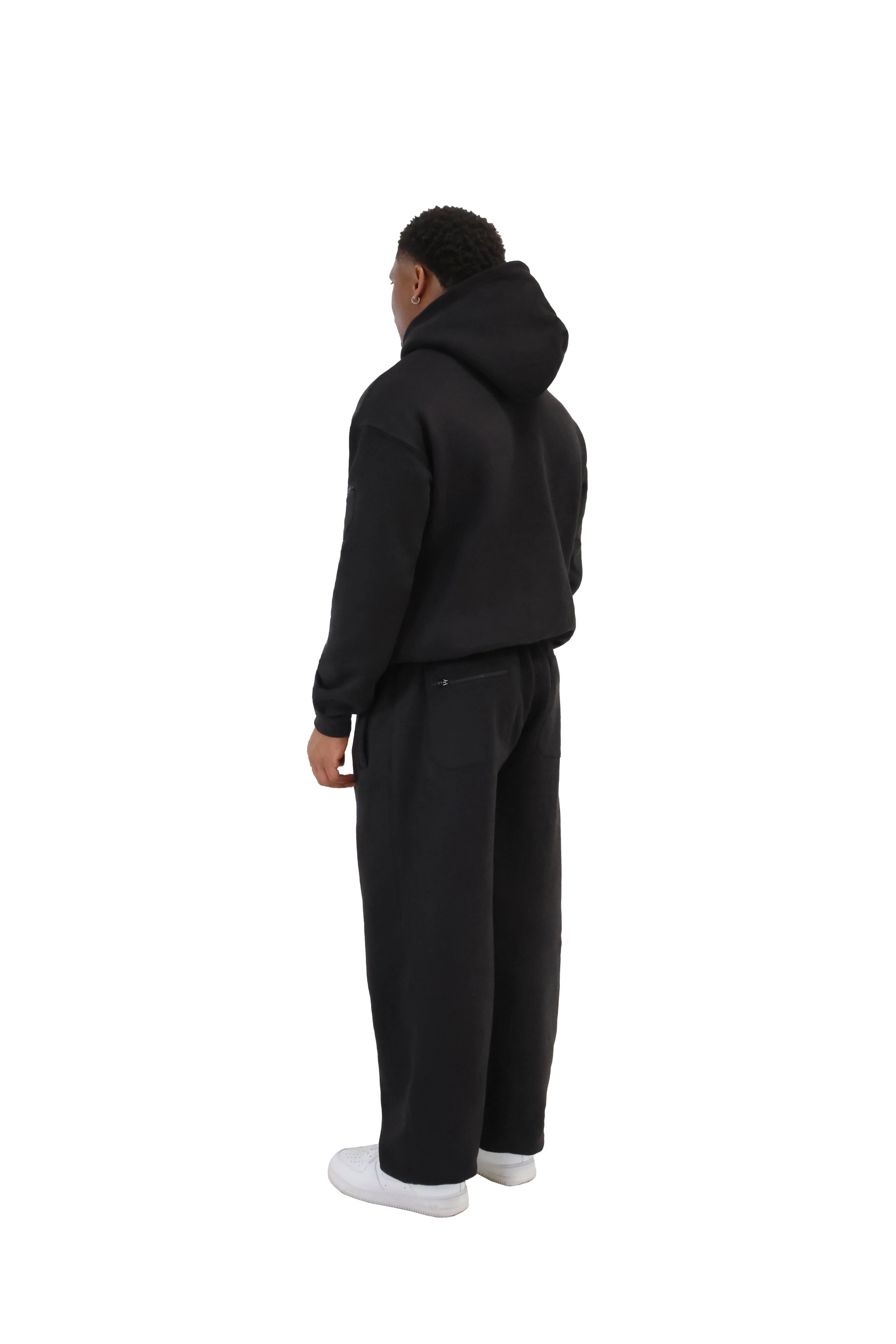 Wide Leg Cuffed Joggers 330gsm - Image 5